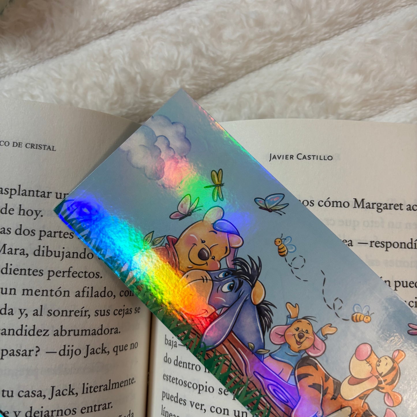 Marcapáginas Winnie the Pooh holográfico