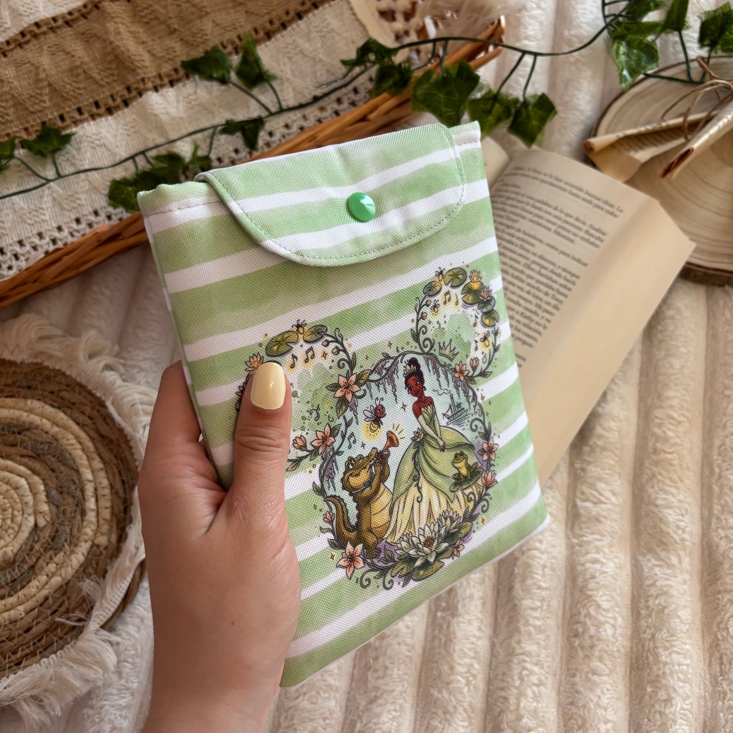 Funda kindle/kobo princesa Tiana impermeable