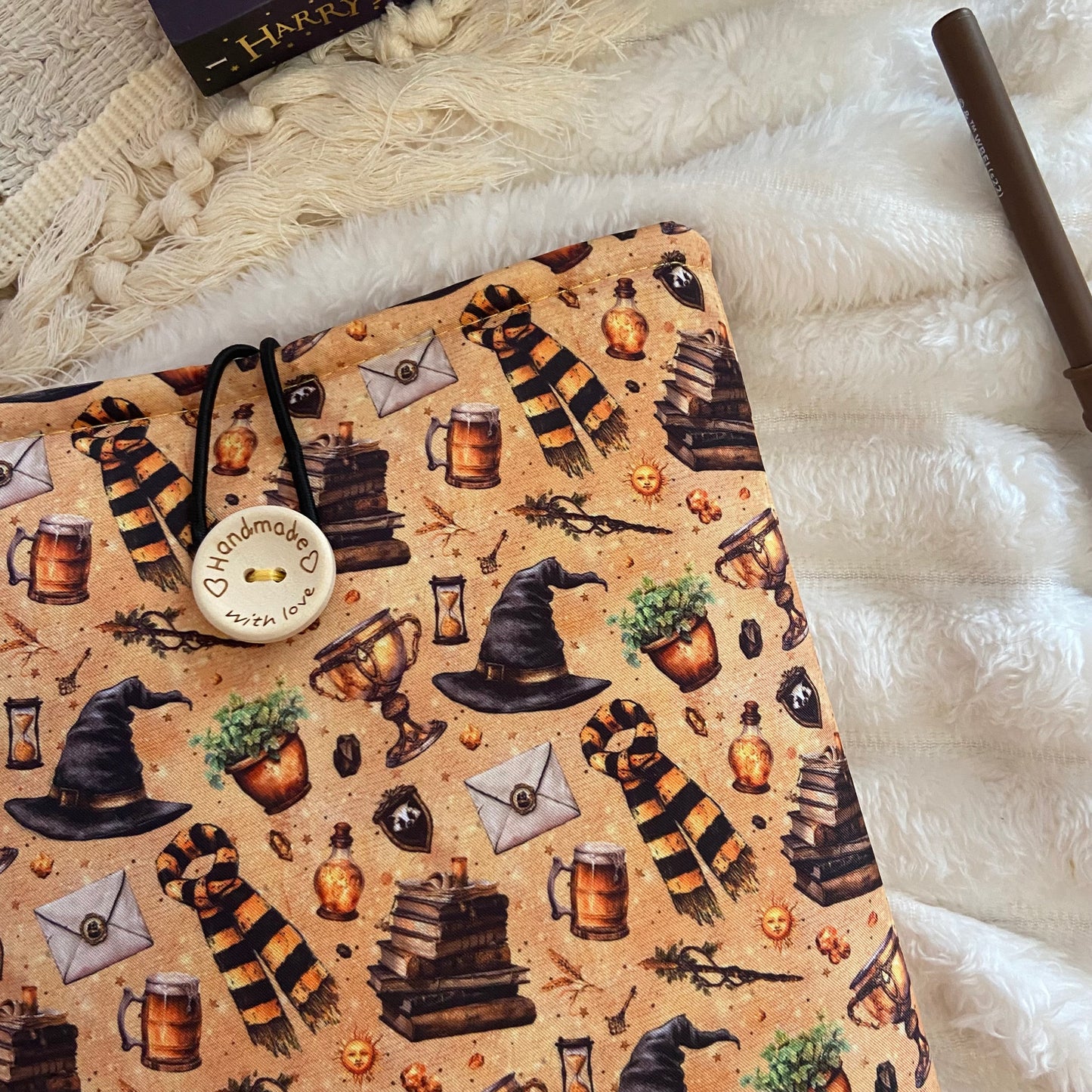 Funda literaria Hufflepuff