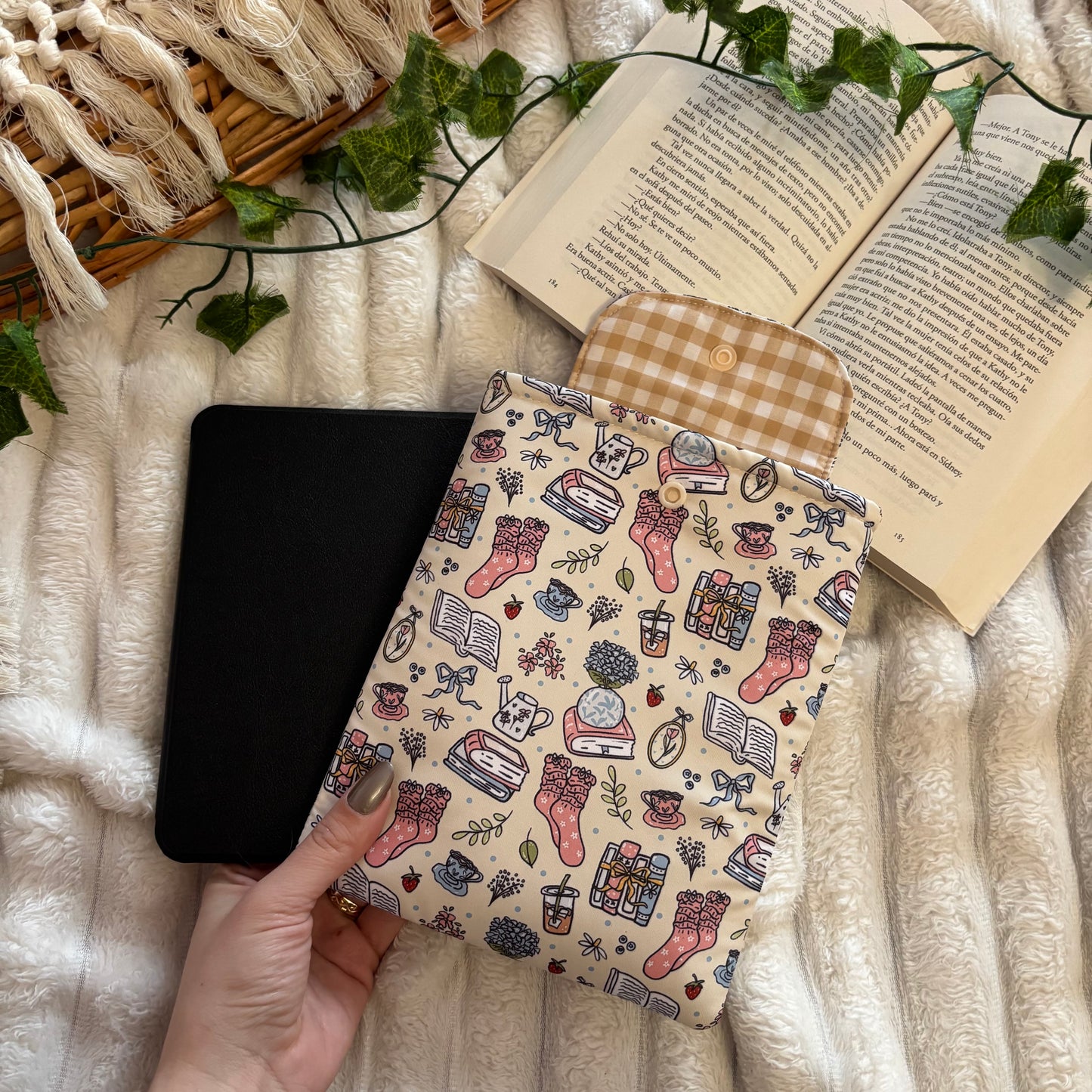 Funda kindle/kobo libra colour spring is coming