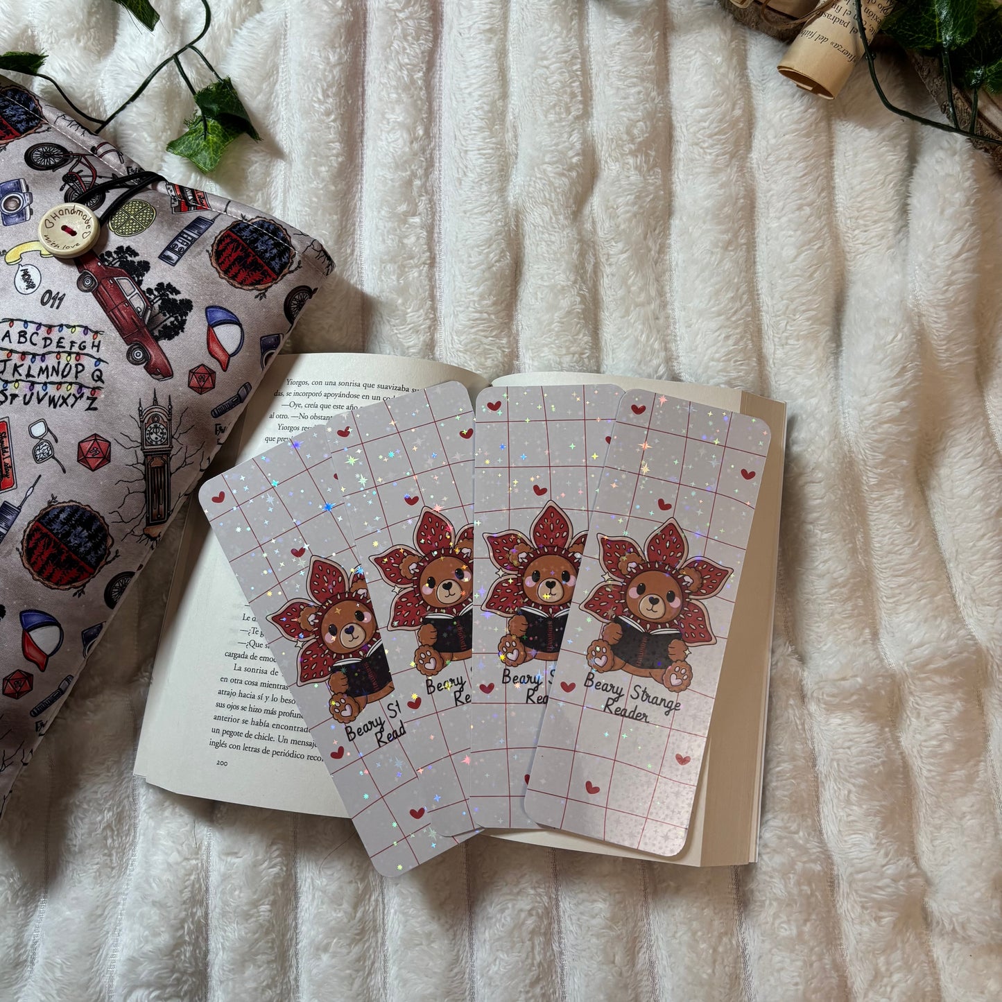 Pack 2 marcapáginas Beary Strange Reader