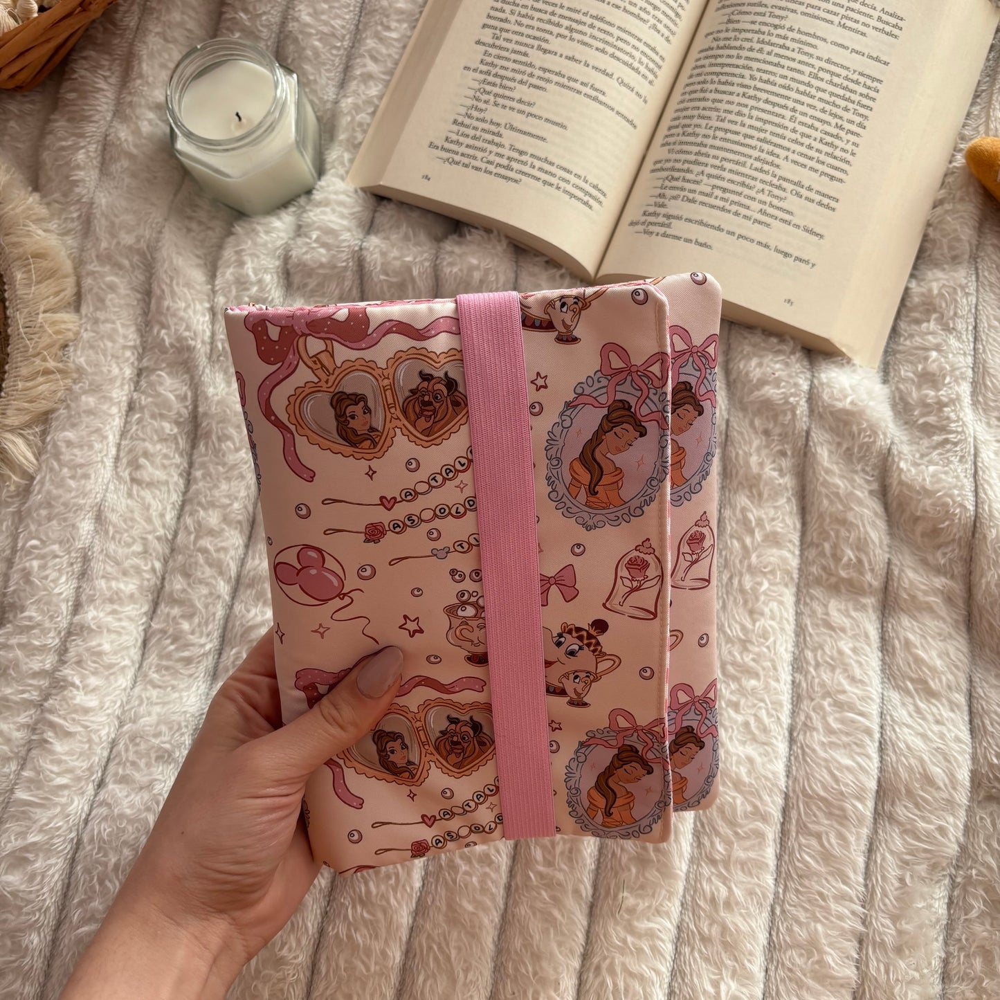 Funda de solapas para ebook Tale as old as time Bella y Bestia