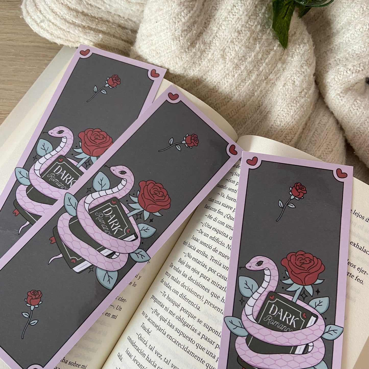 Marcapáginas Dark romance