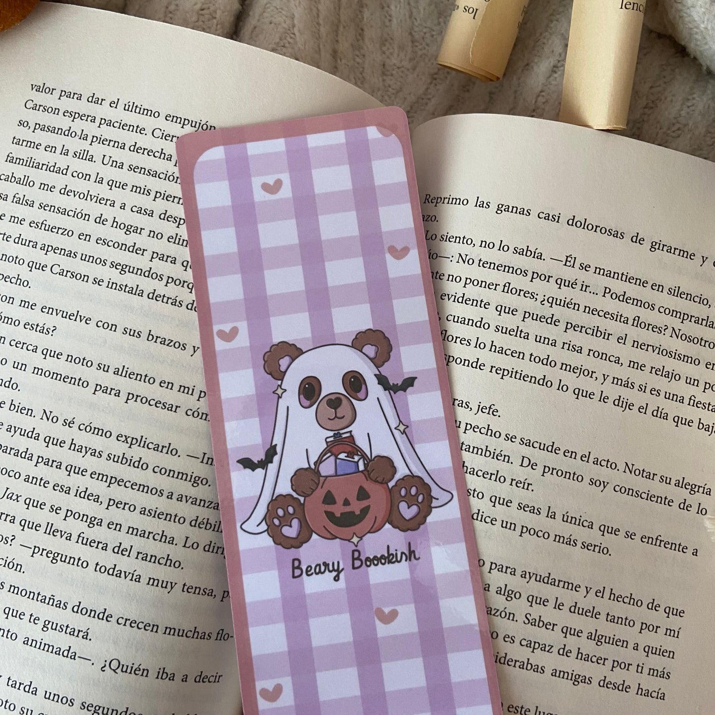 Marcapáginas Beary bookish