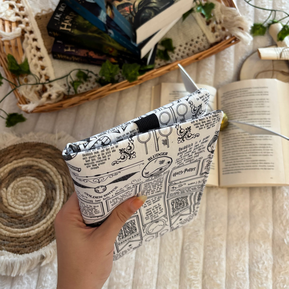 Funda para ebook con solapa Quidditch