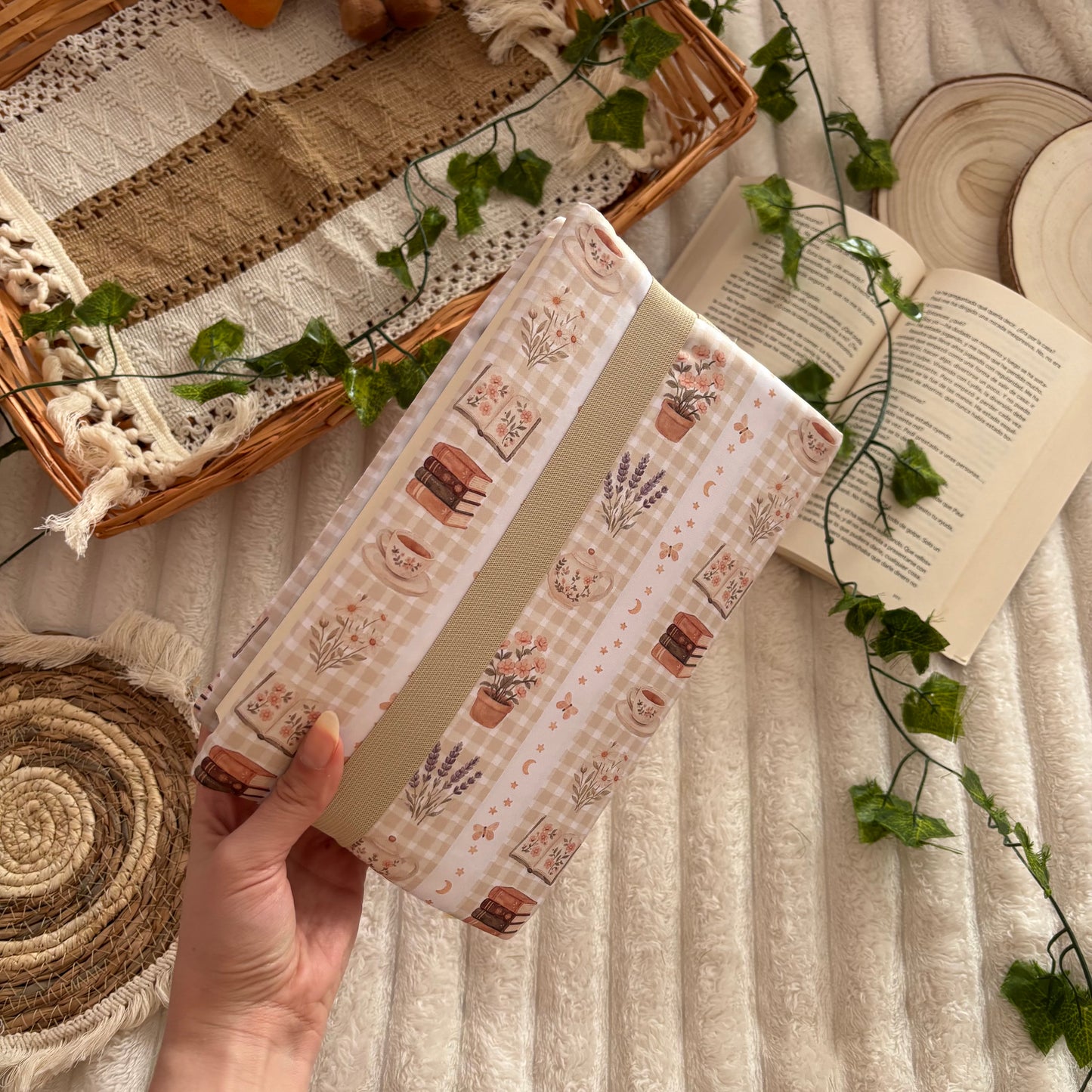 Funda ajustable lecturas de primavera