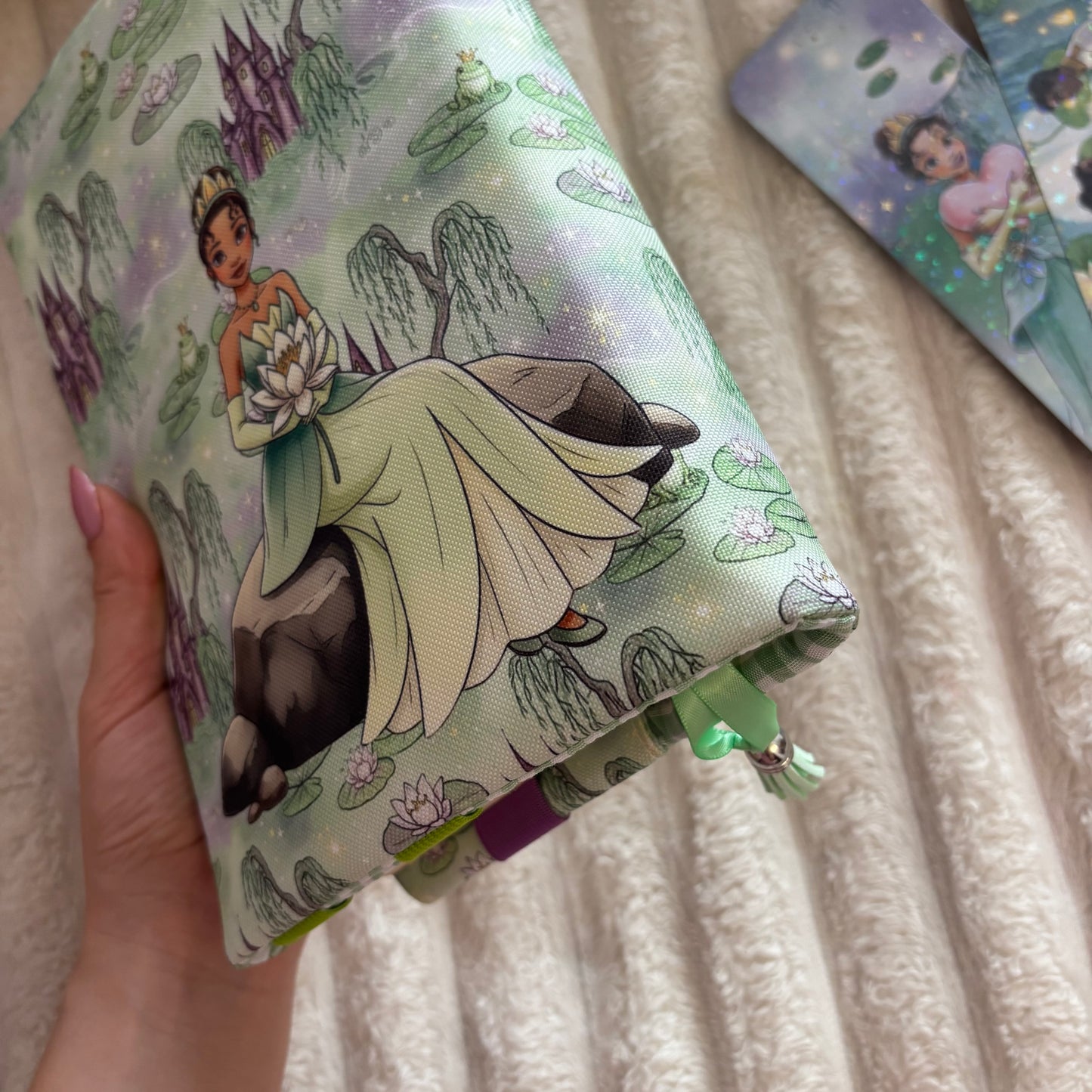 Funda ajustable Tiana y el sapo impermeable