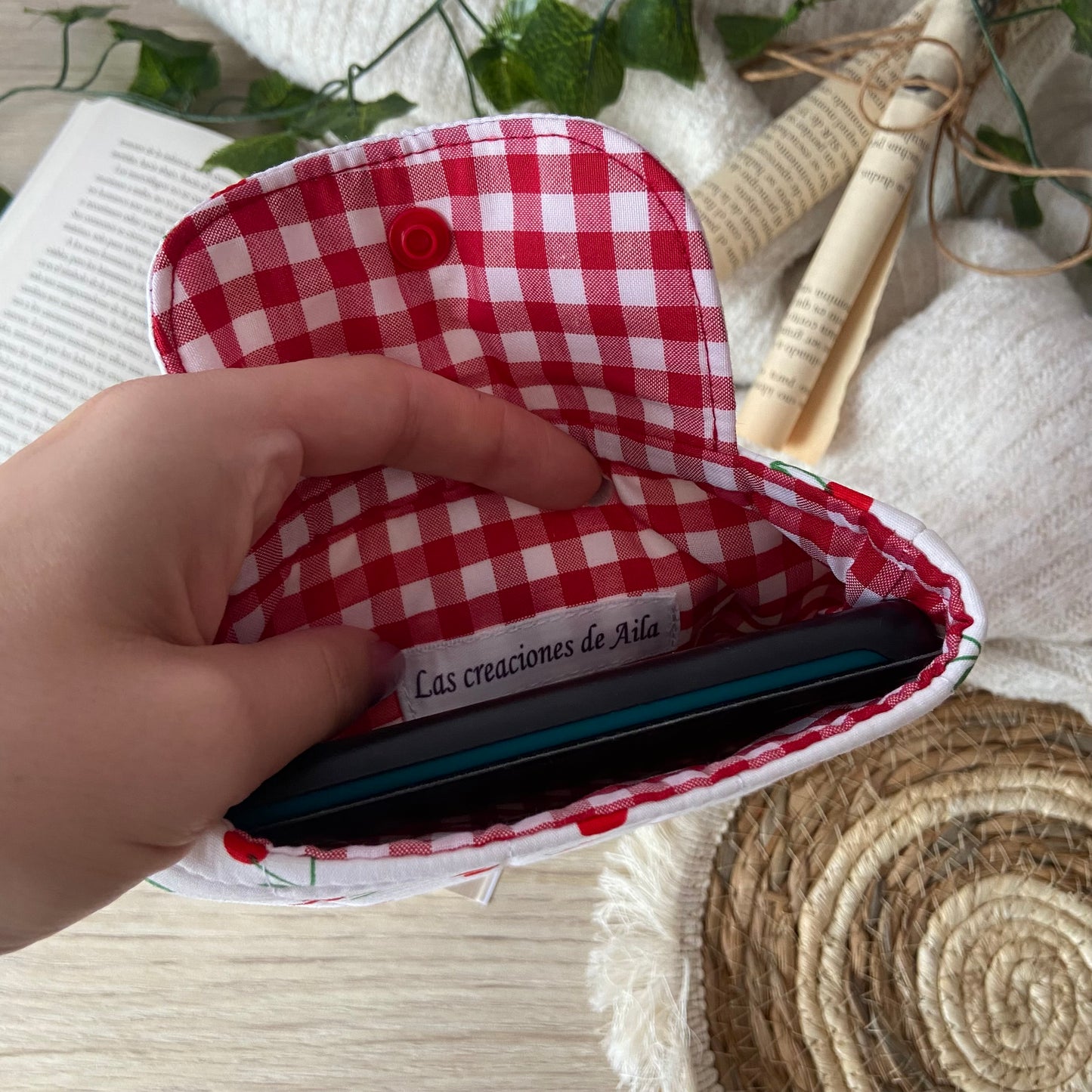 Funda kindle/kobo libra colour cerezitas