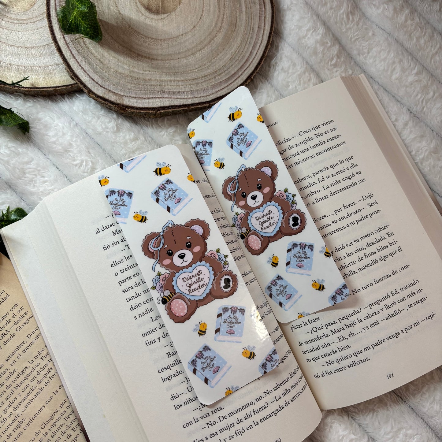 Pack 2 marcapáginas Dearest gentle reader Bridgerton