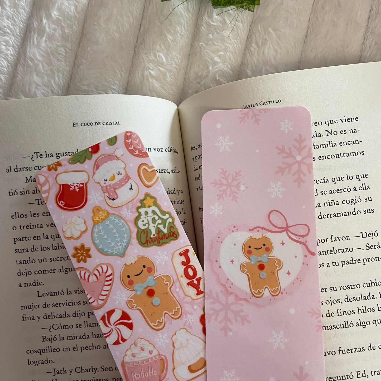 Marcapáginas gingerbread