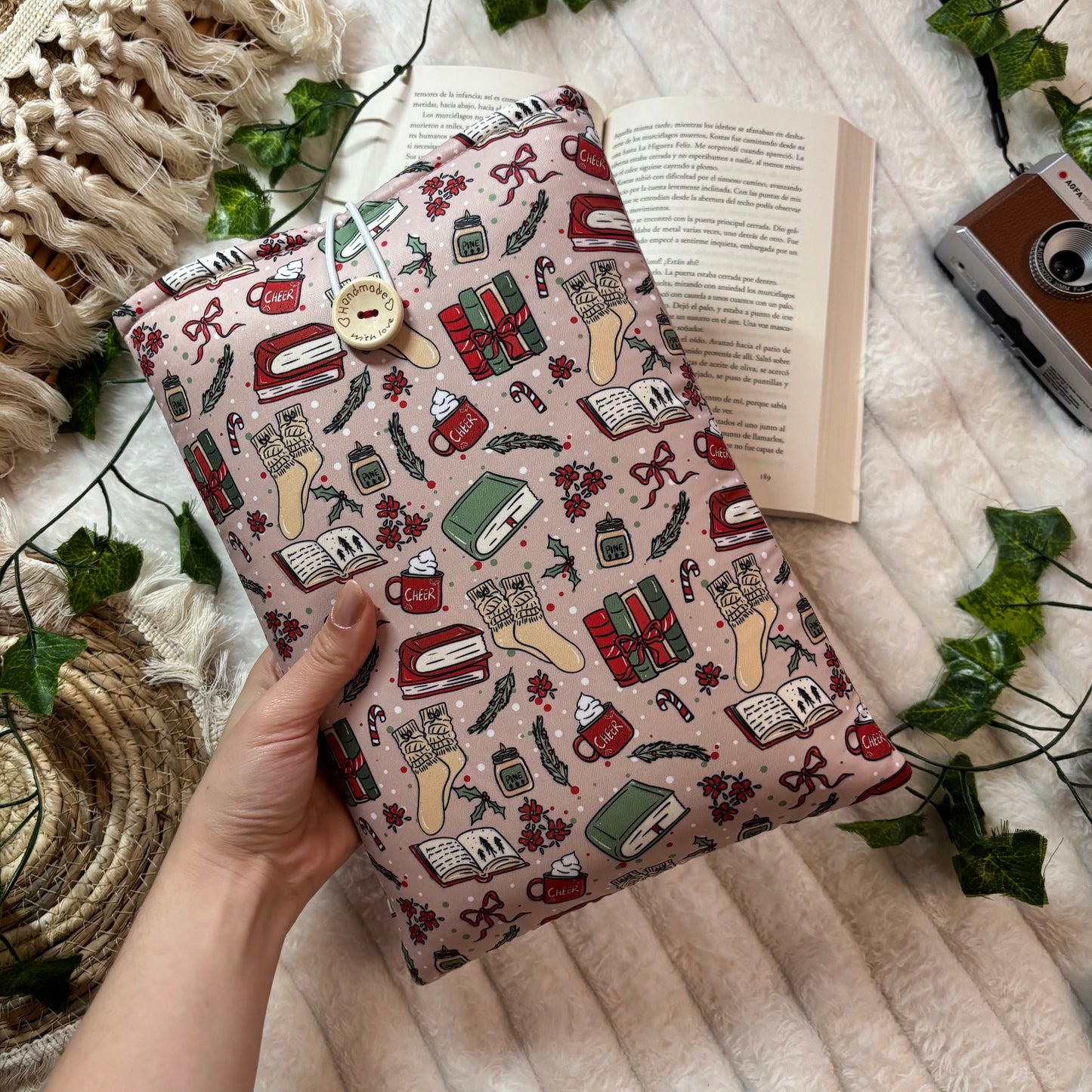 Funda literaria hello winter and Christmas outlet