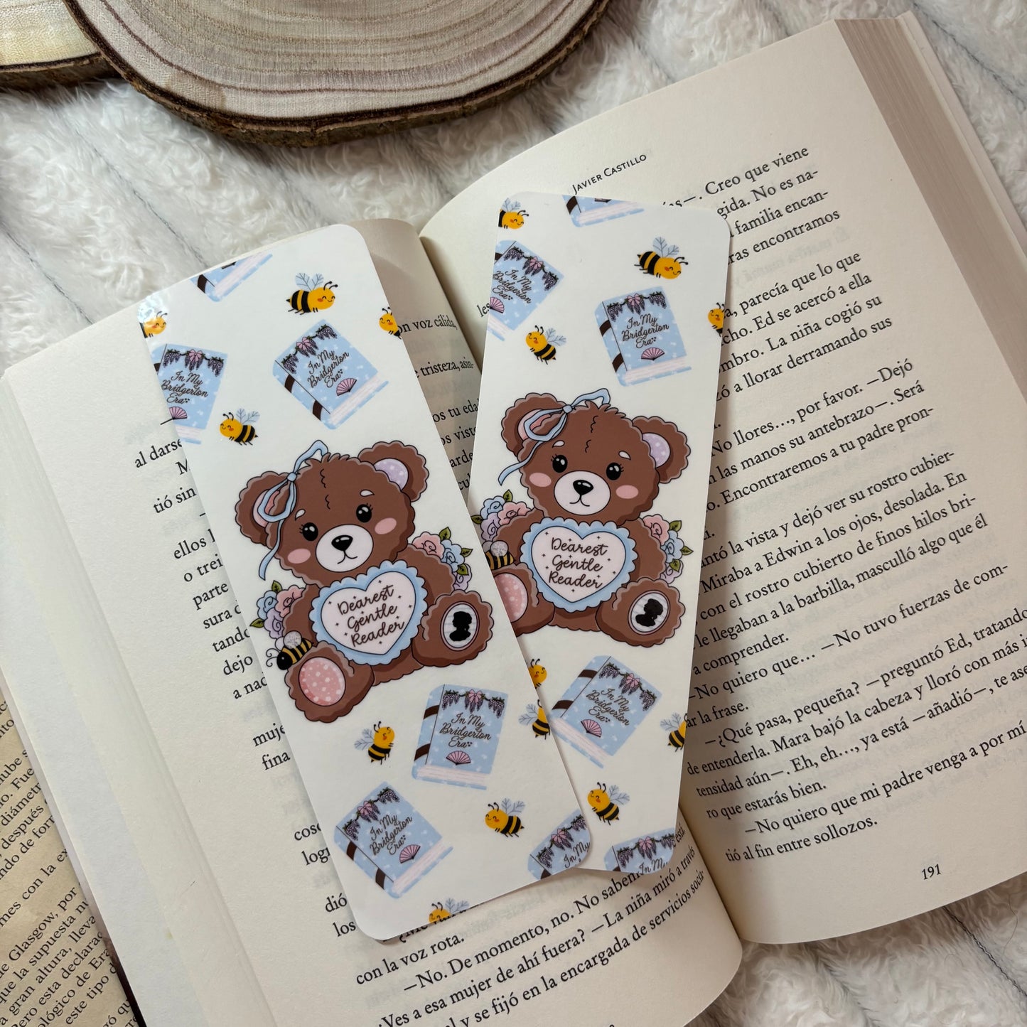 Pack 2 marcapáginas Dearest gentle reader Bridgerton