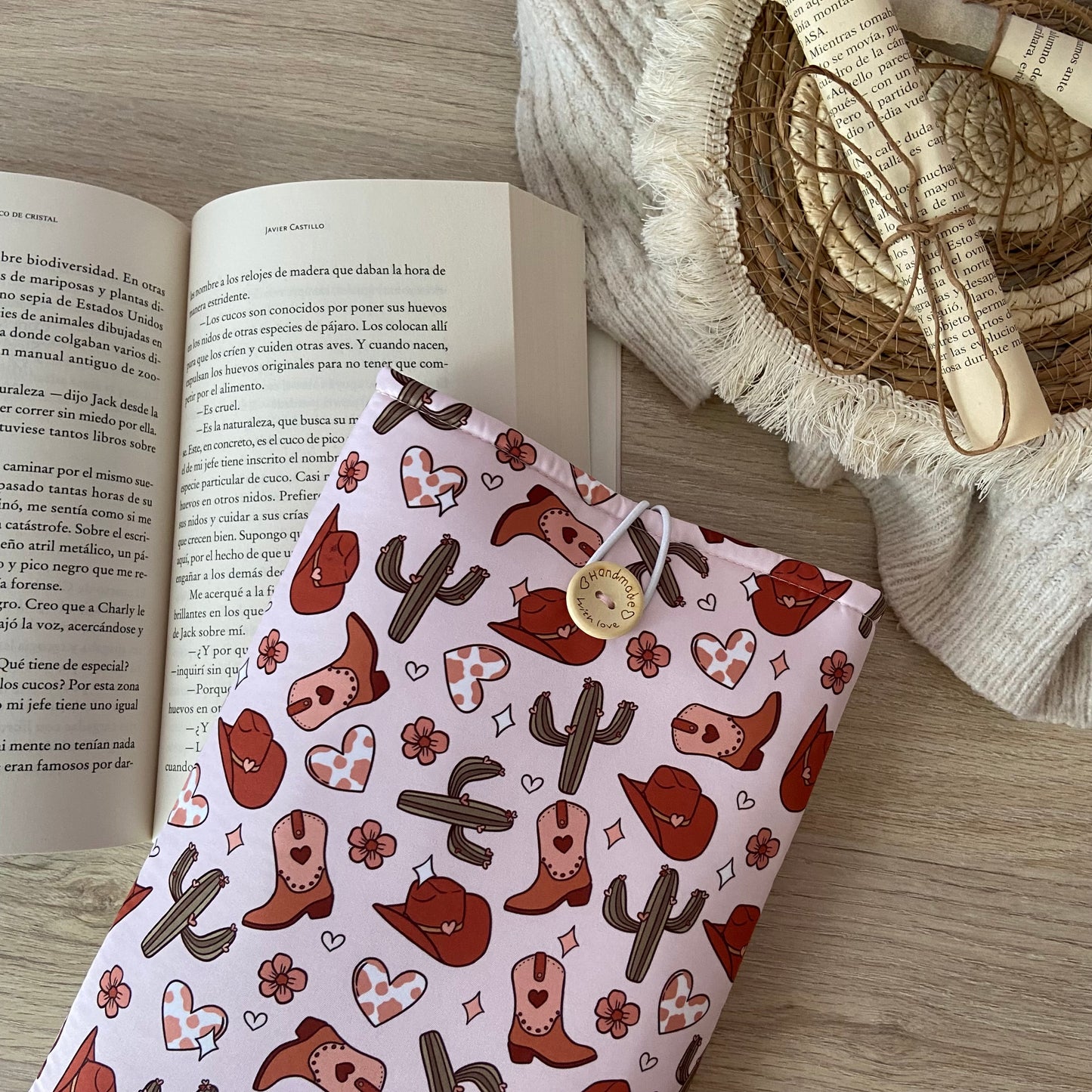 Funda literaria cowboy era
