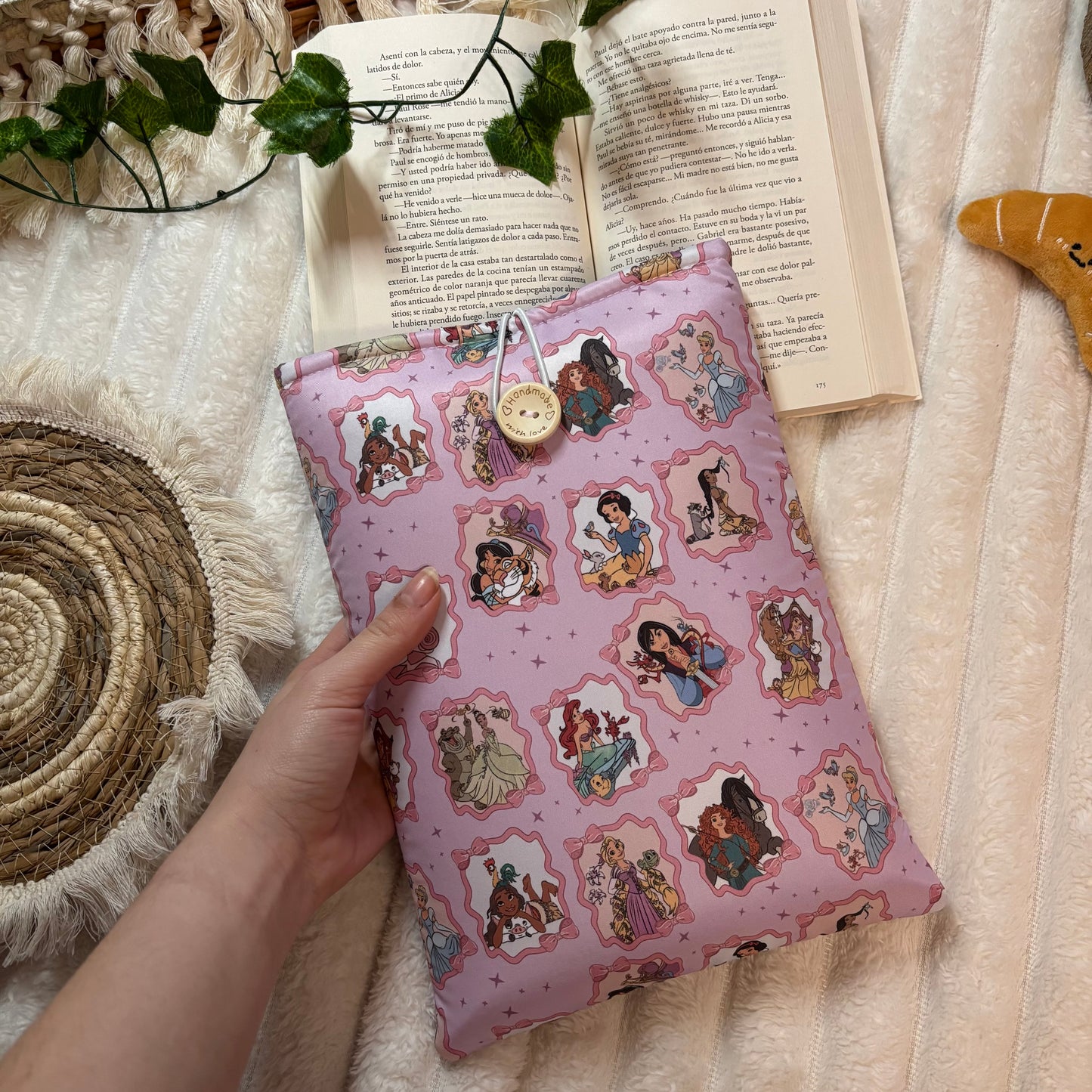 Funda literaria princesas Disney