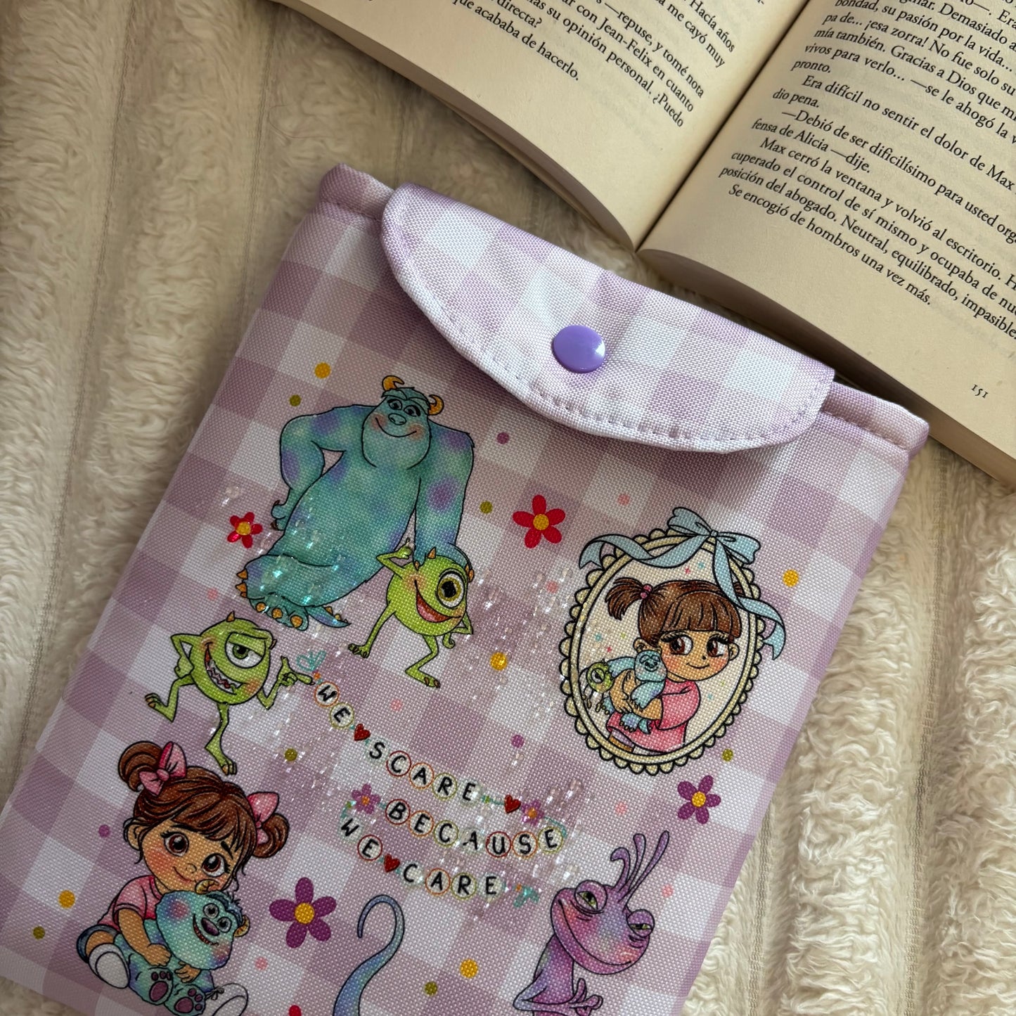Funda kindle/kobo Monstruos S.A impermeable