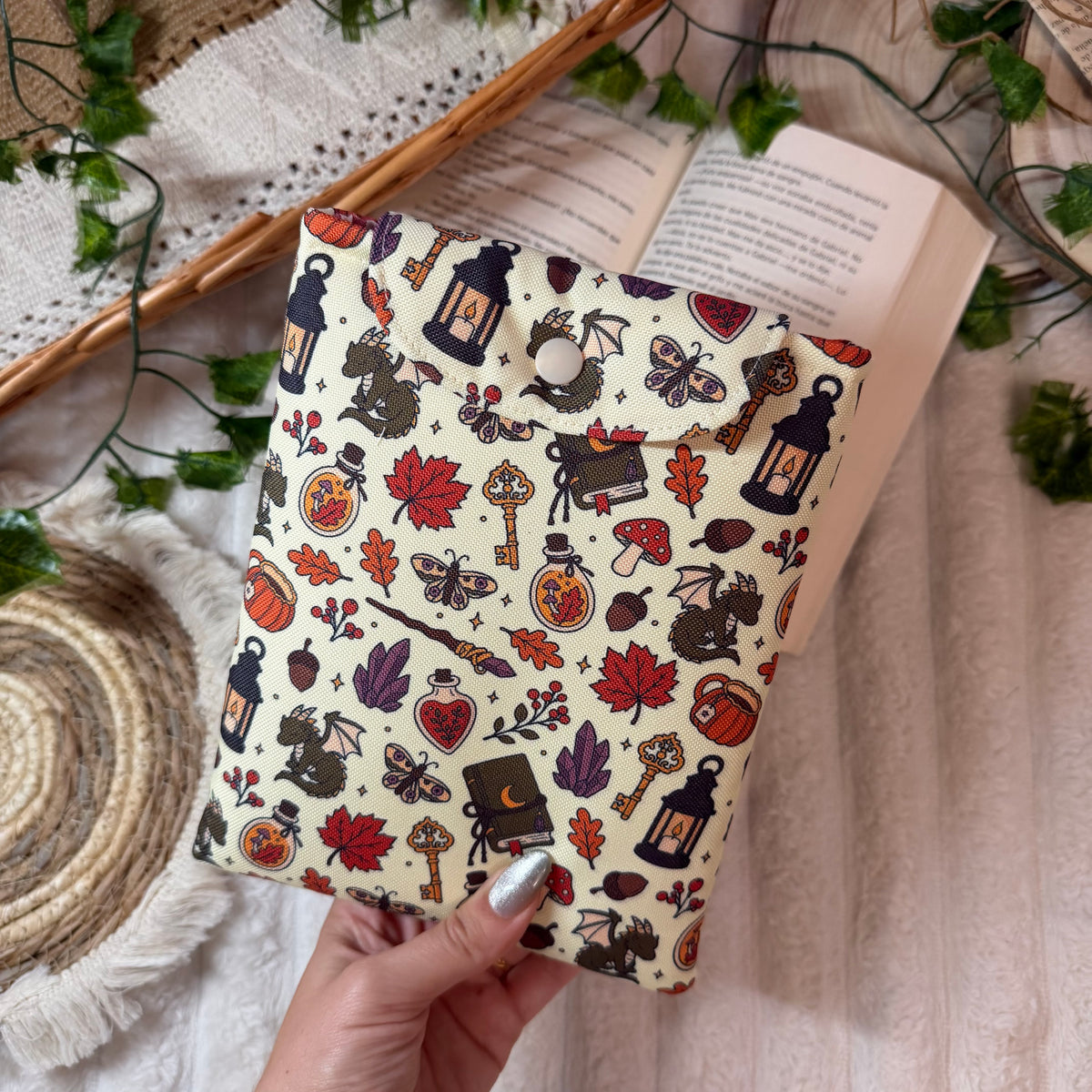 Funda kindle/kobo libra colour fantasía impermeable