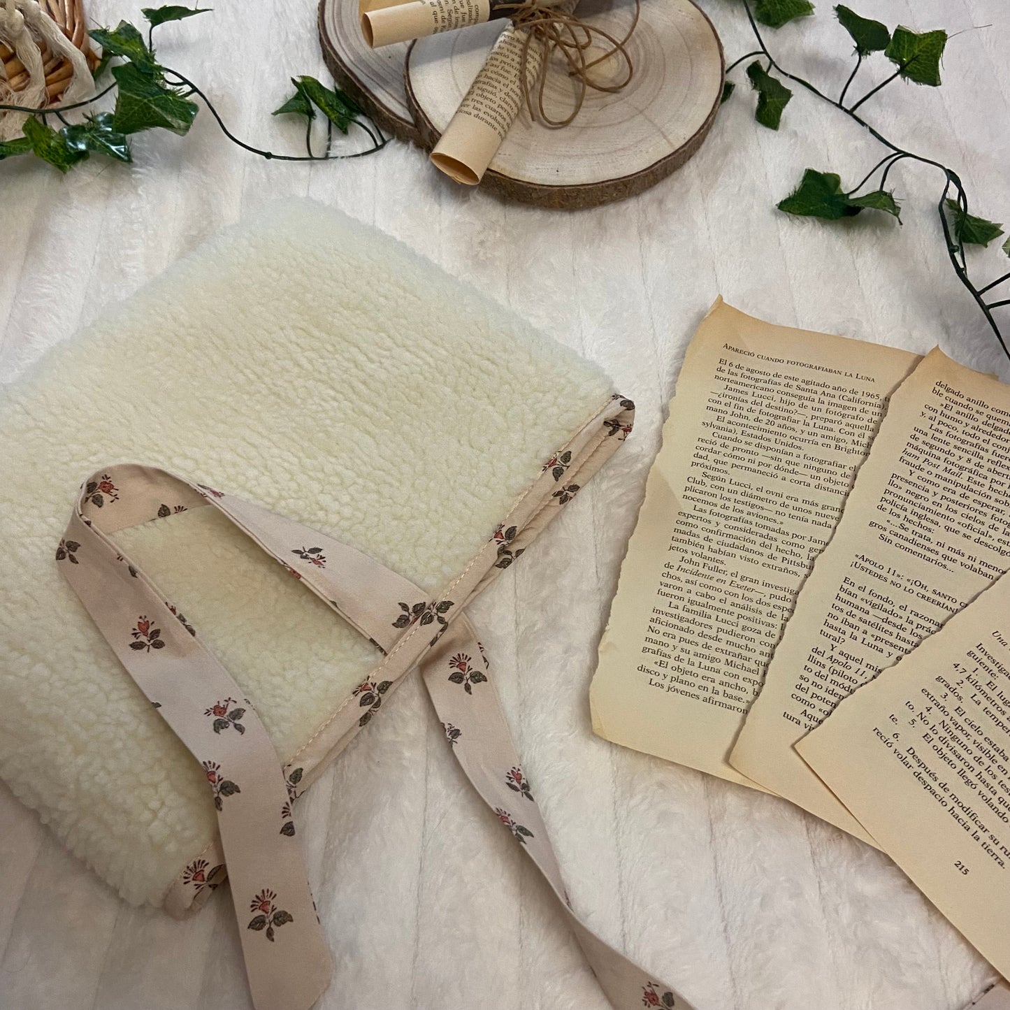 Funda literaria borreguito