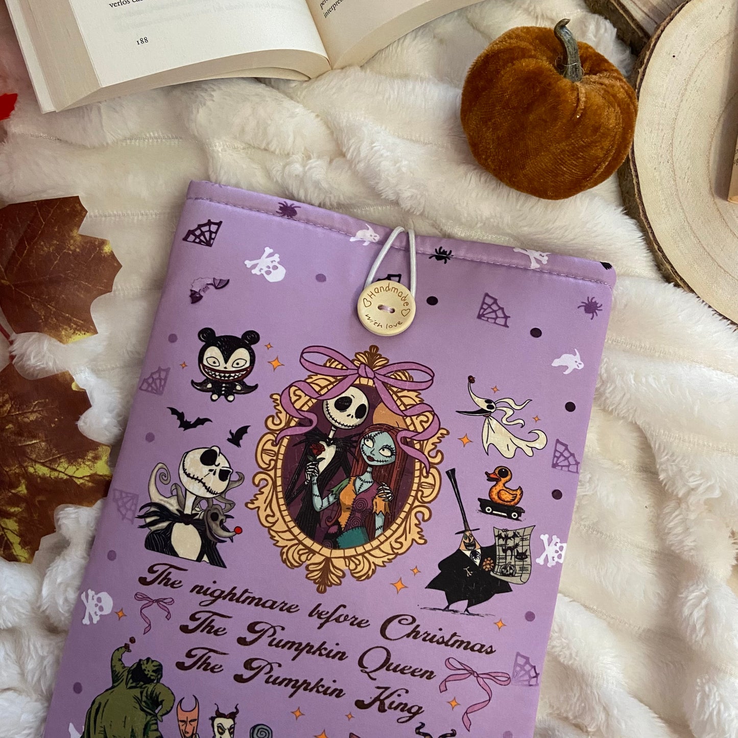 Funda literaria The purple nightmare before Christmas