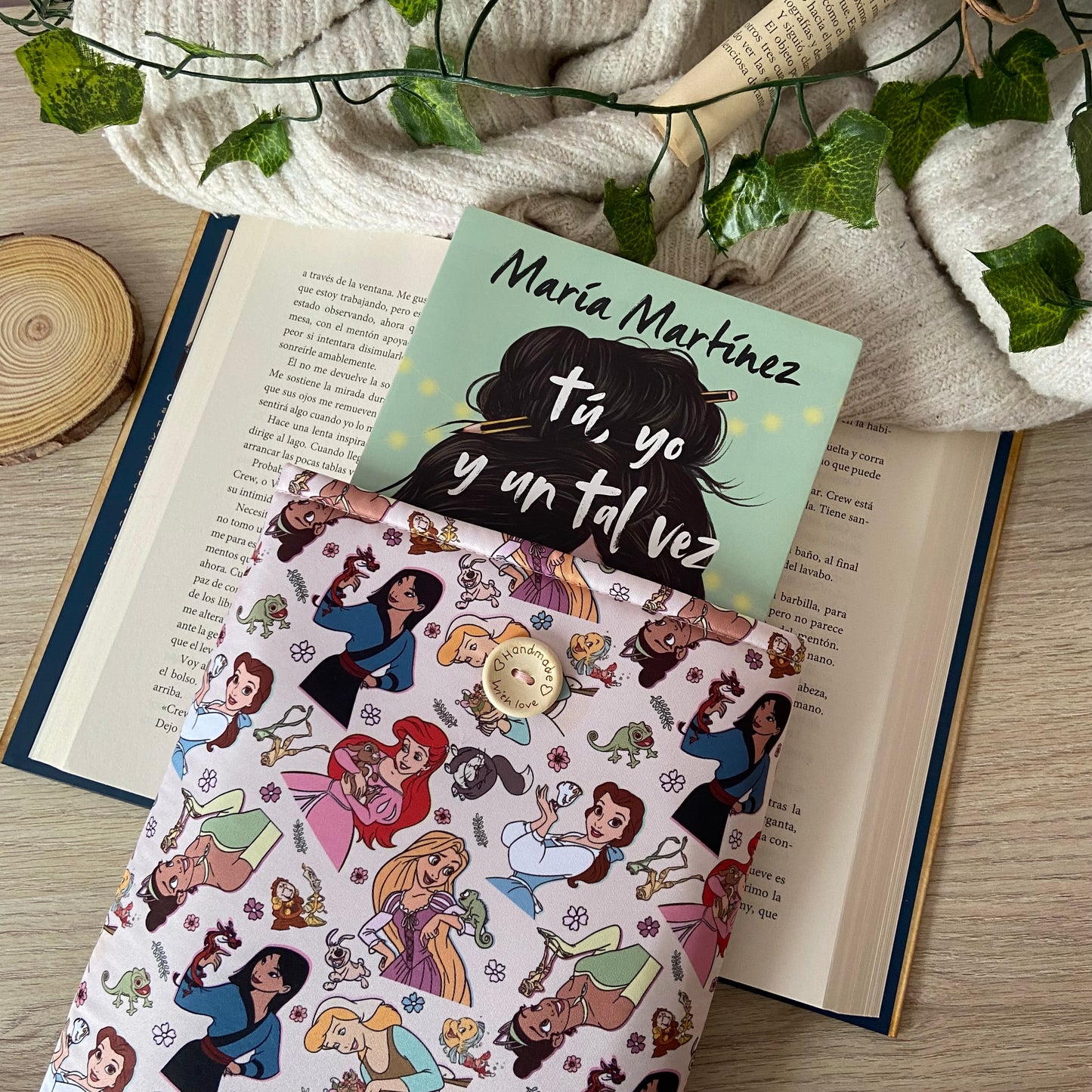 Funda literaria princesas Disney