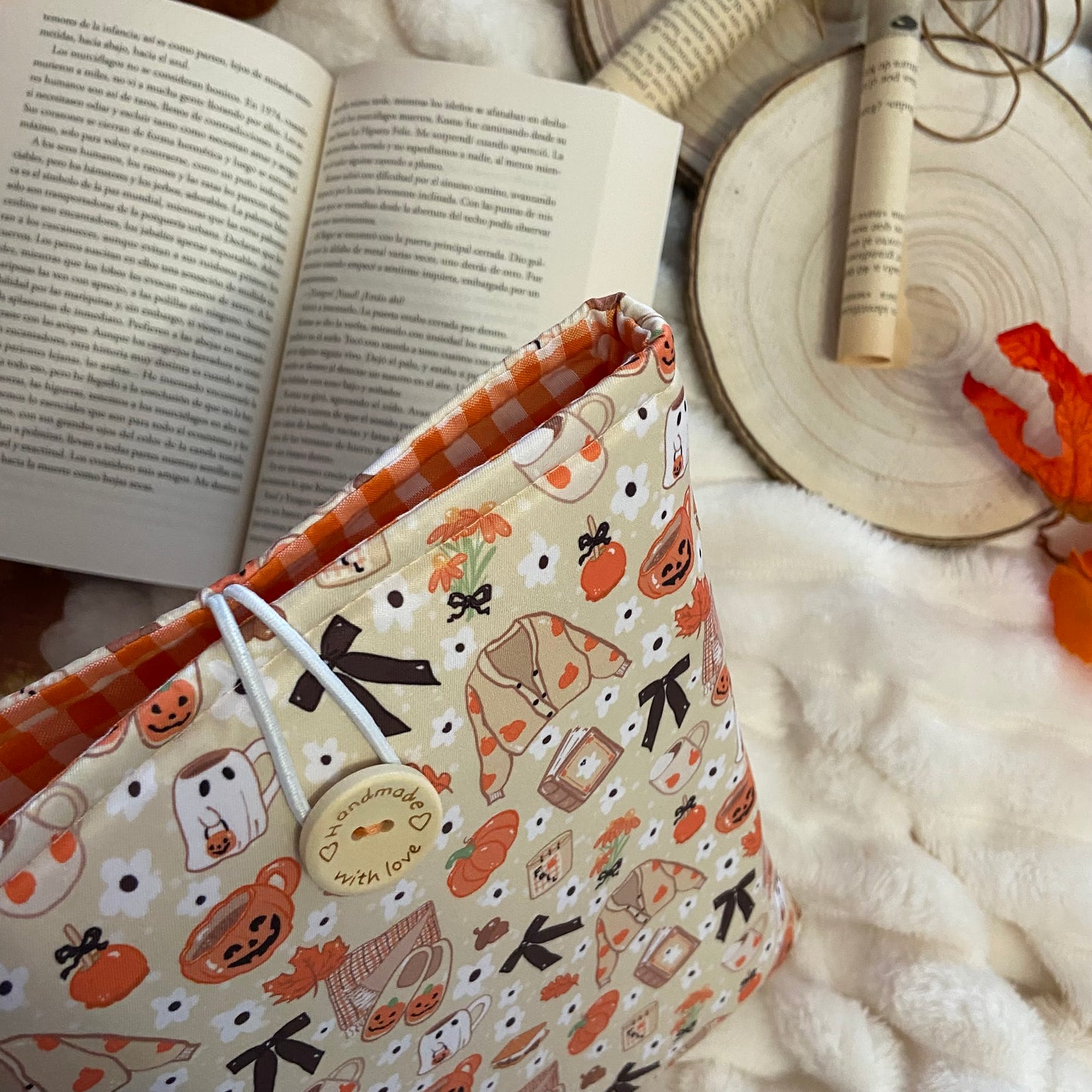 Funda literaria spooky time