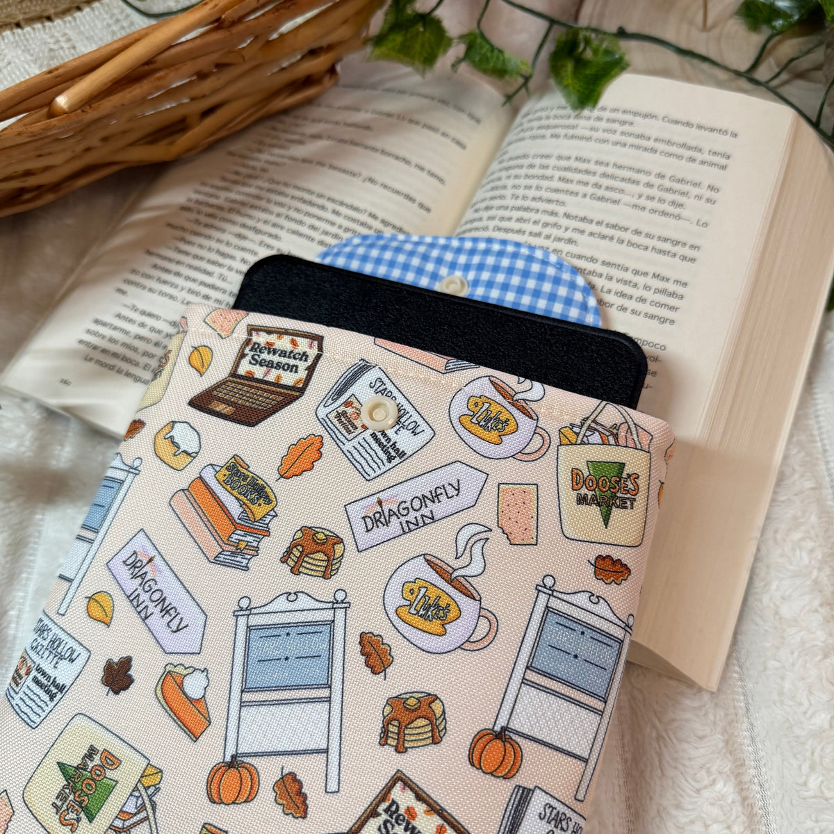Funda kindle/kobo Gilmore girls rewatch season impermeable