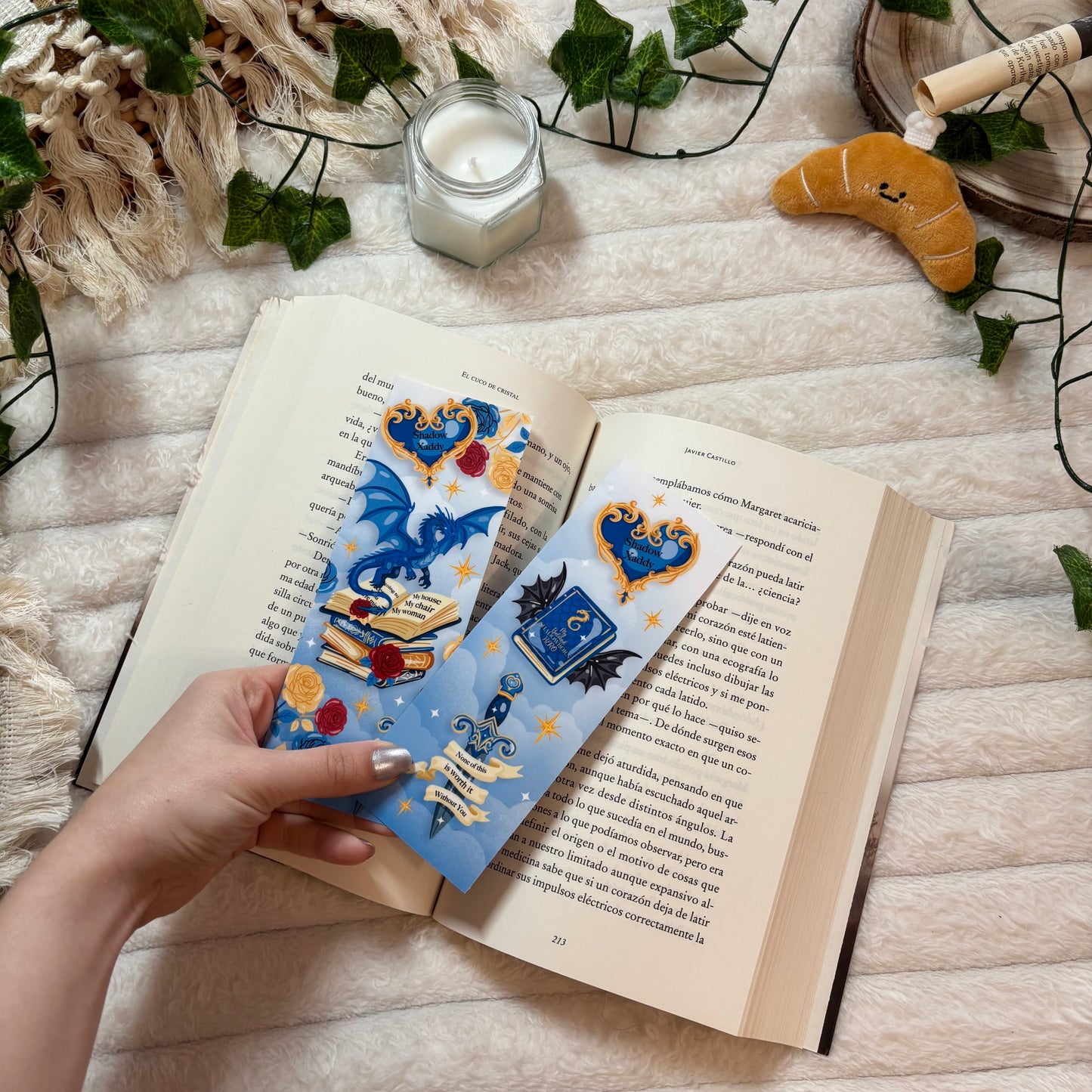 Pack 5 marcapáginas dragones