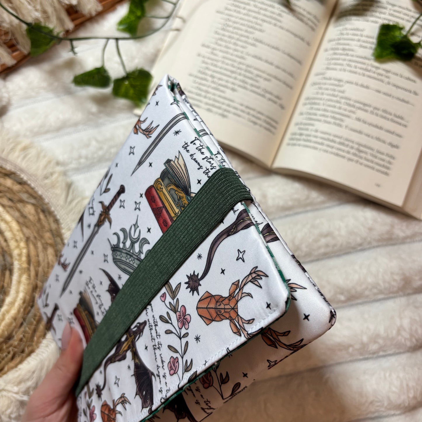 Funda de solapas para ebook Fourth wing + Velaris