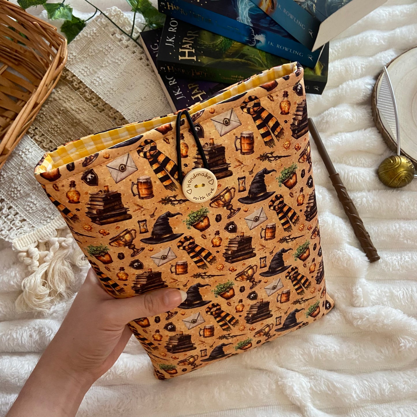 Funda literaria Hufflepuff outlet