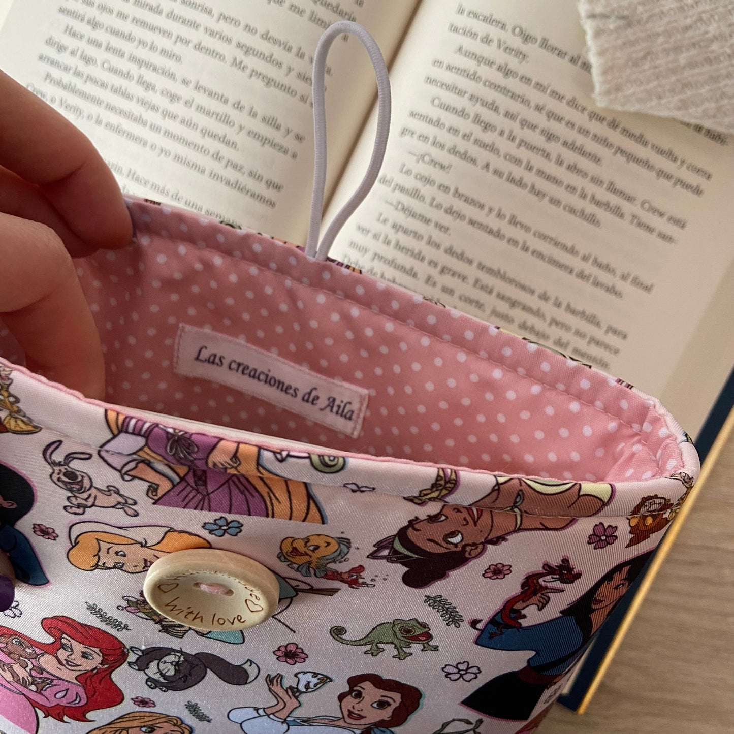 Funda literaria princesas Disney