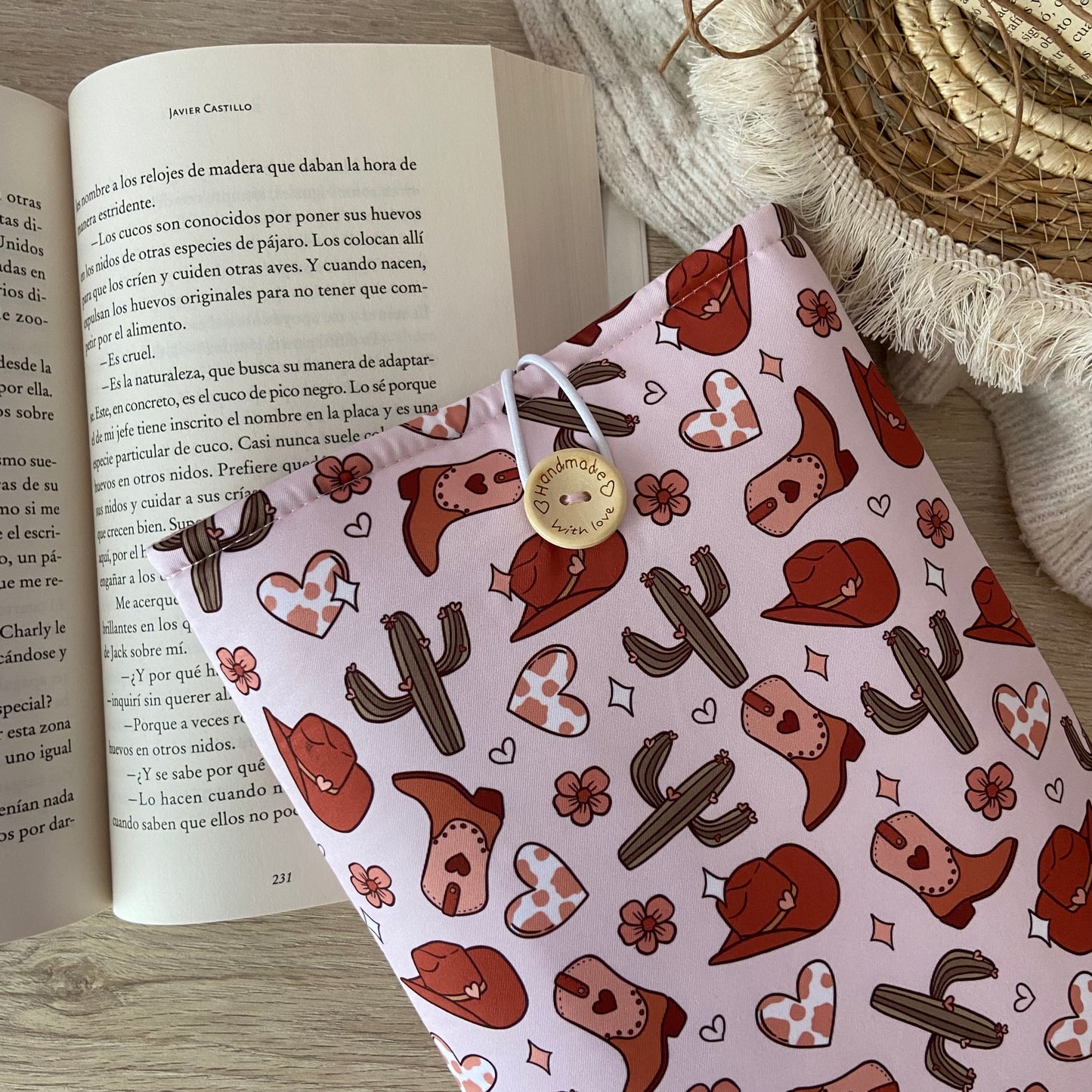 Funda literaria cowboy era