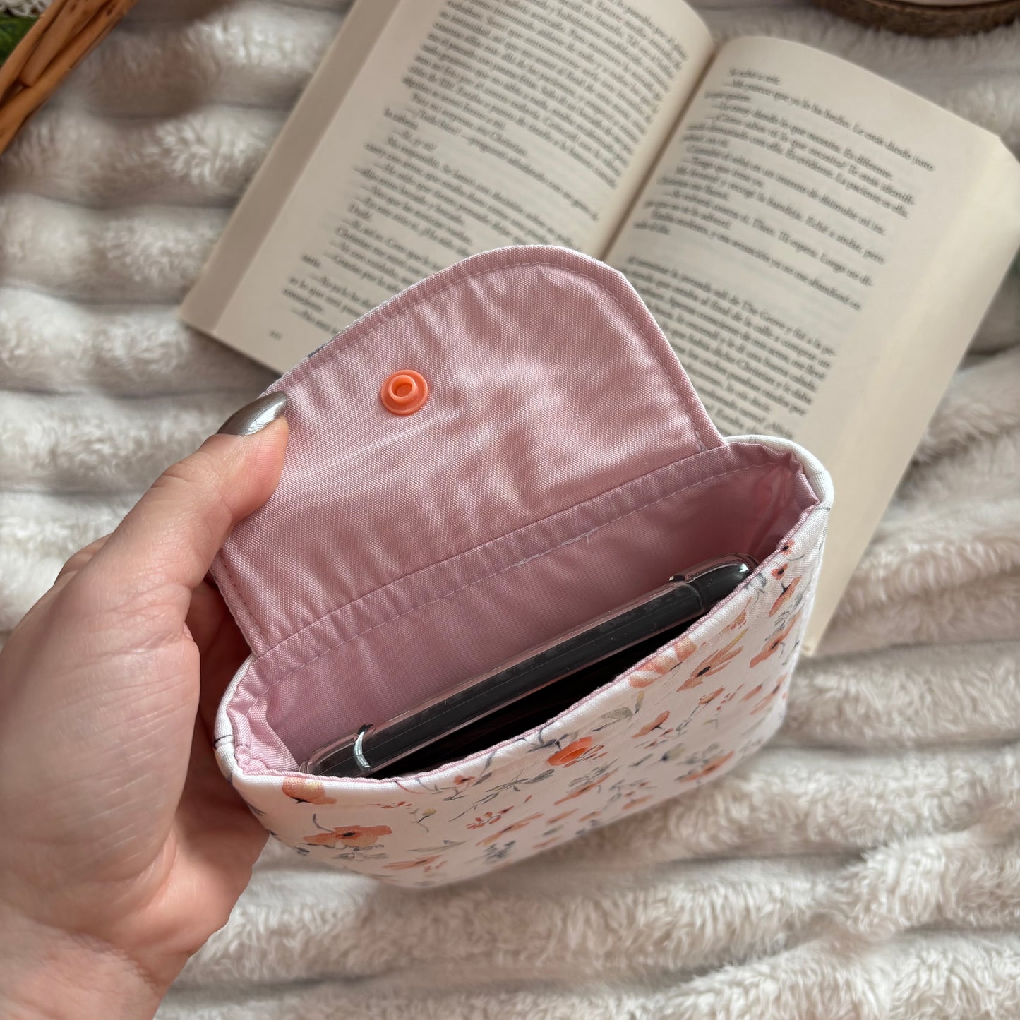 Funda para ebook amapolas