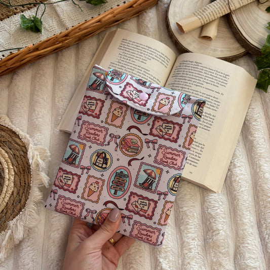 Funda kindle/kobo libra colour summer readers club impermeable