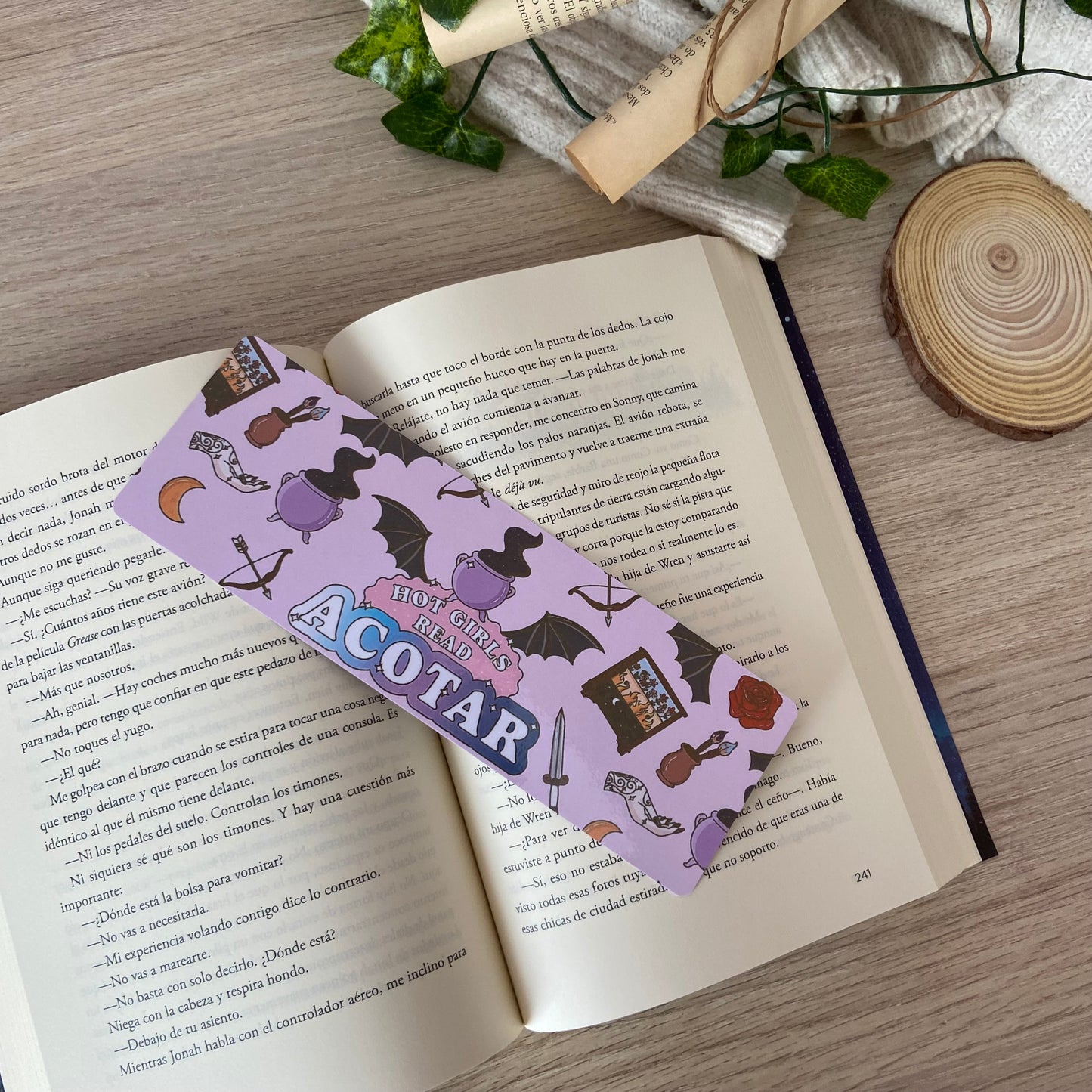 Marcapáginas Hot girls read ACOTAR