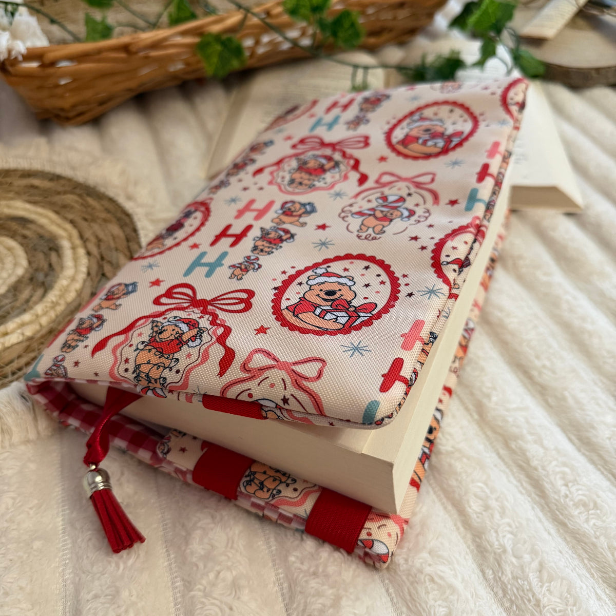 Funda ajustable Winnie navideño impermeable