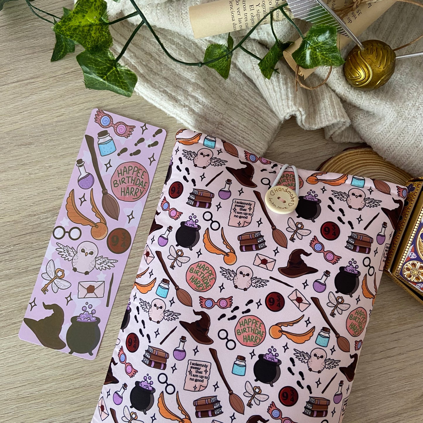 Funda literaria Harry Potter