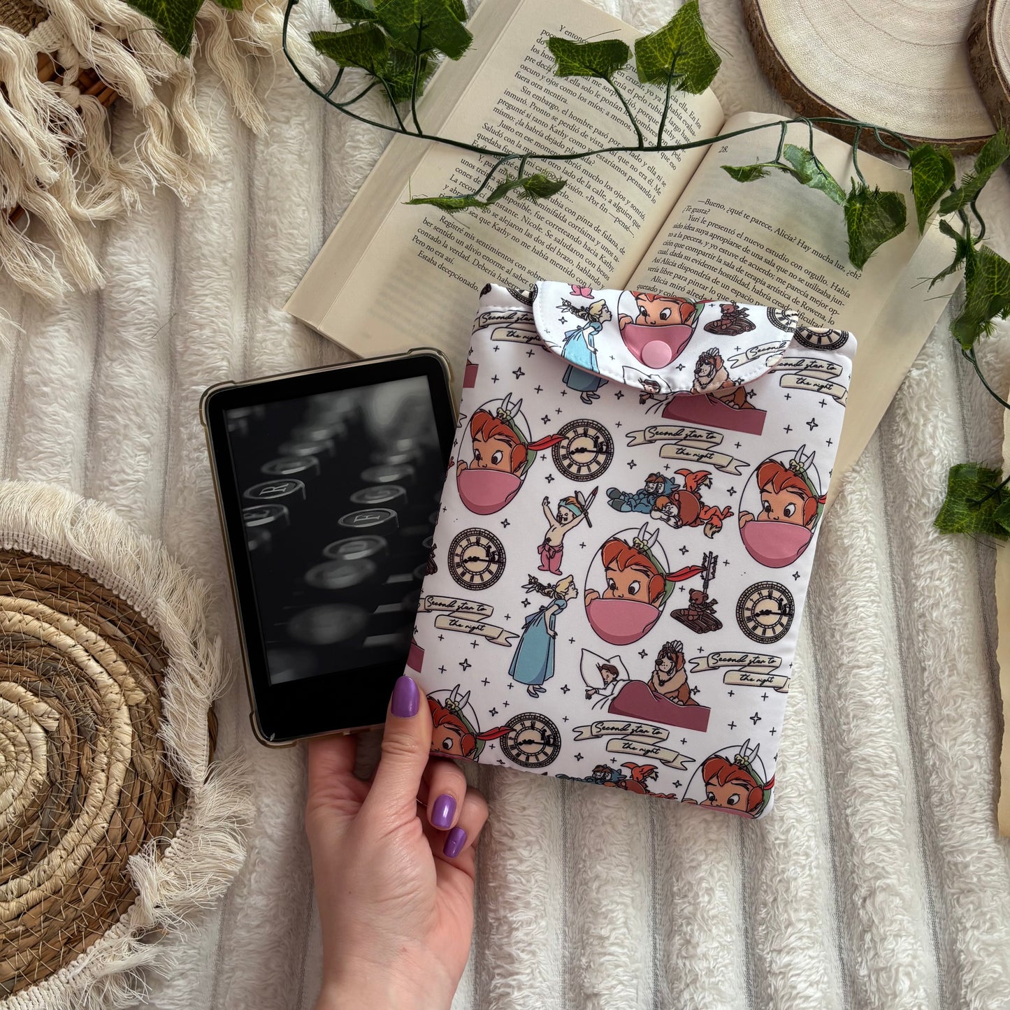 Funda kindle/kobo libra colour niños perdidos Peter Pan