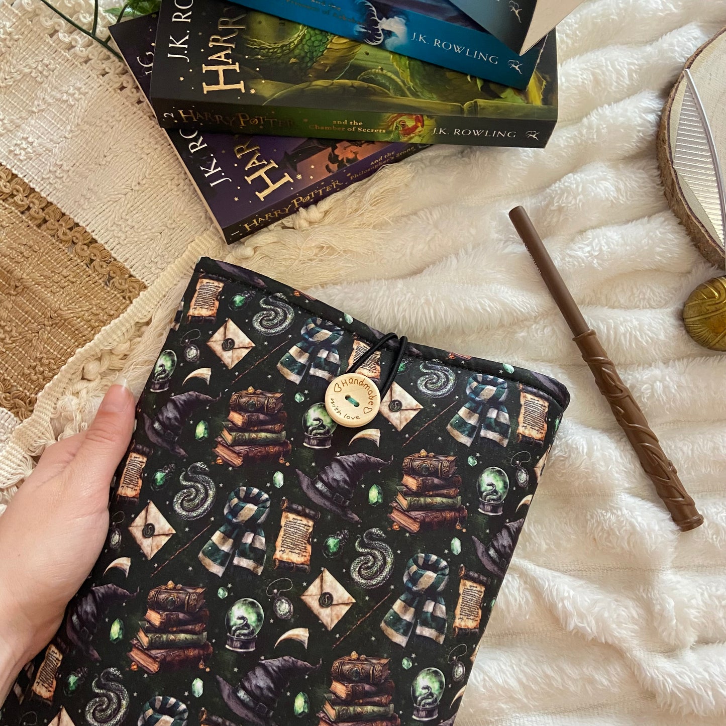 Funda literaria Slytherin