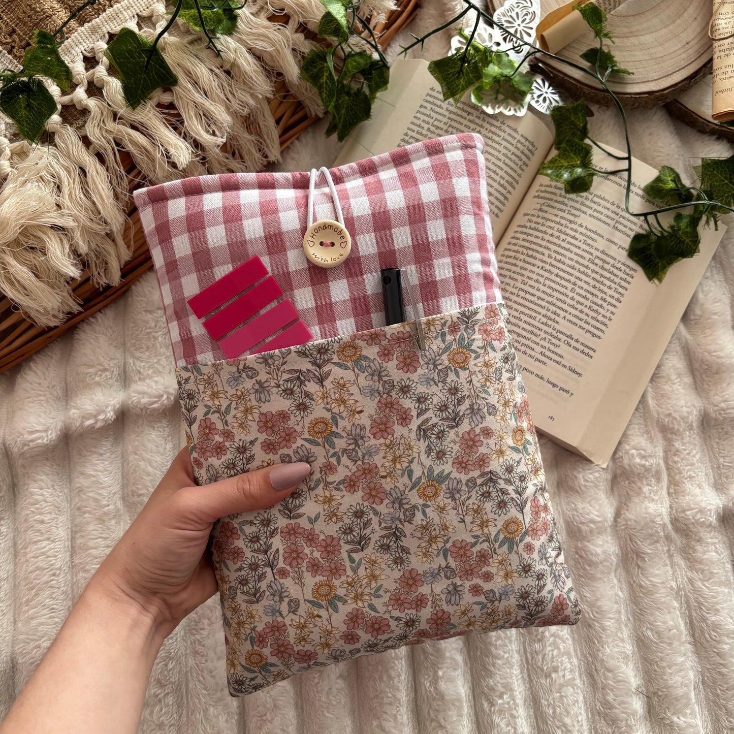 Funda literaria Bosco con bolsillo