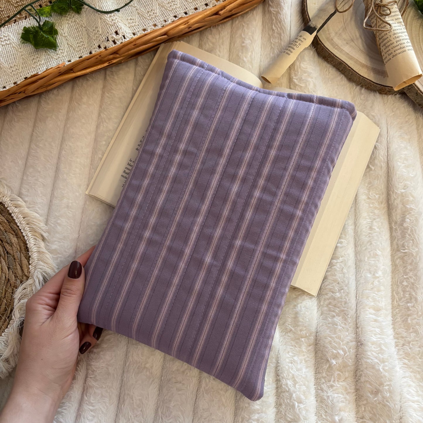 Funda literaria Ibiza con bolsillo