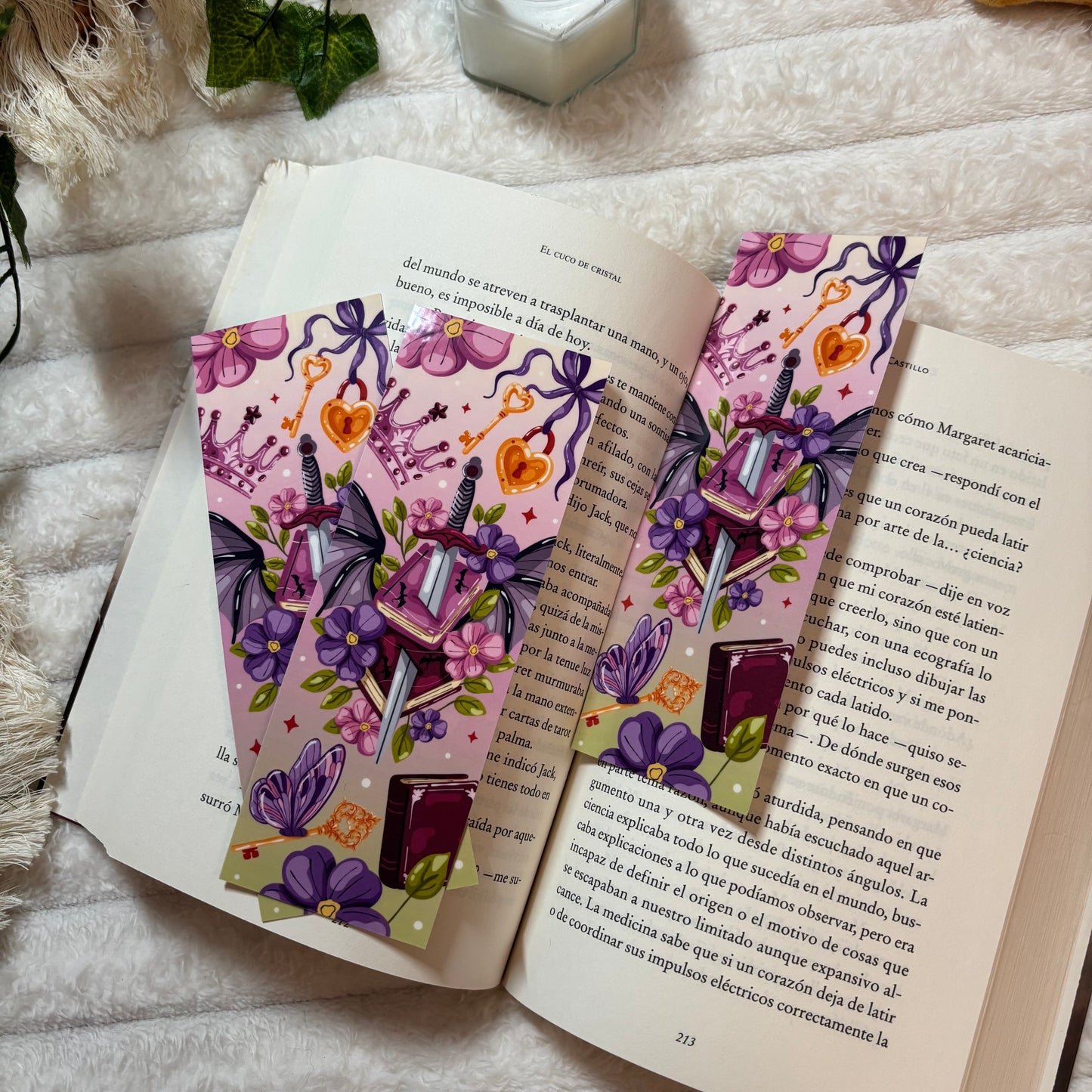 Marcapáginas espada de dragón