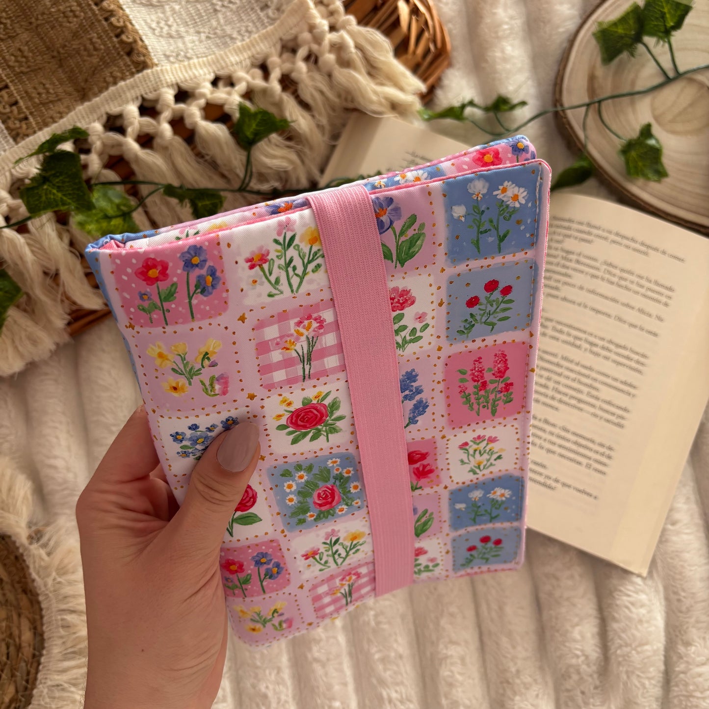 Funda de solapas para ebook esencia primaveral