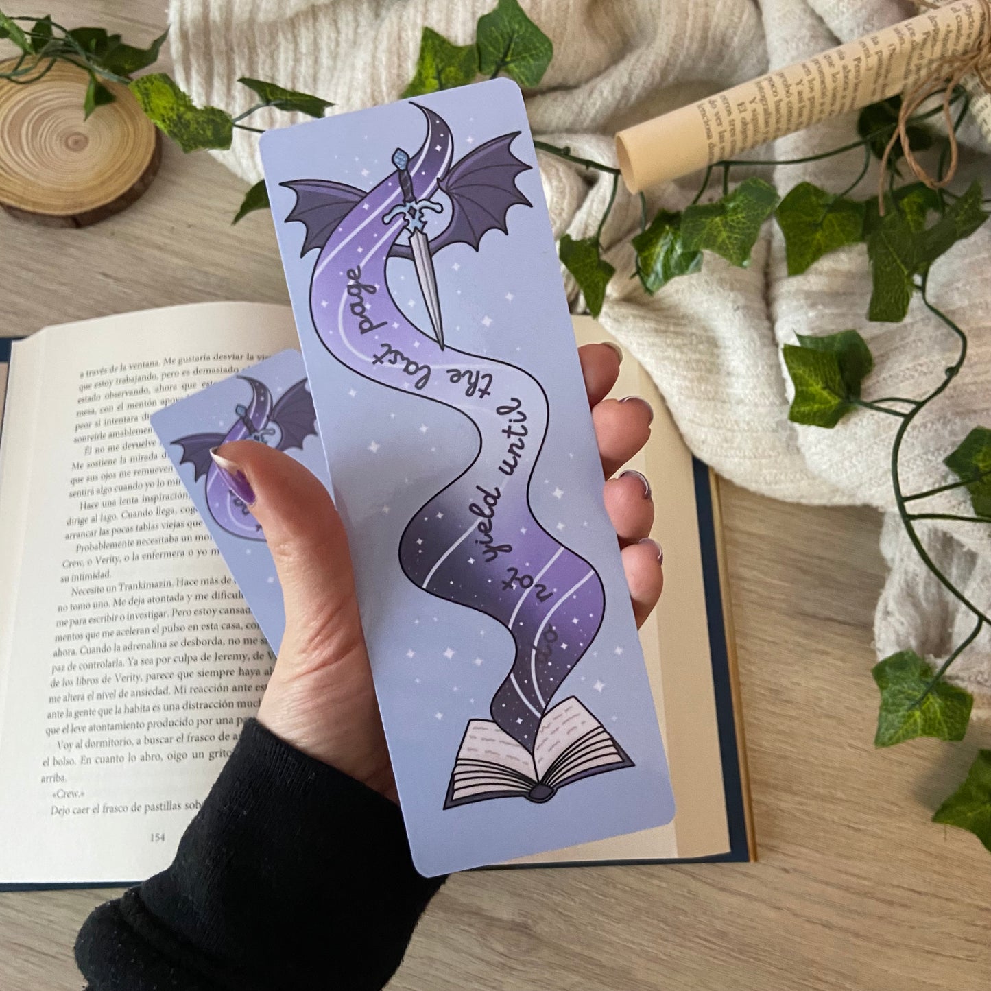 Marcapáginas Do not yield until the last page