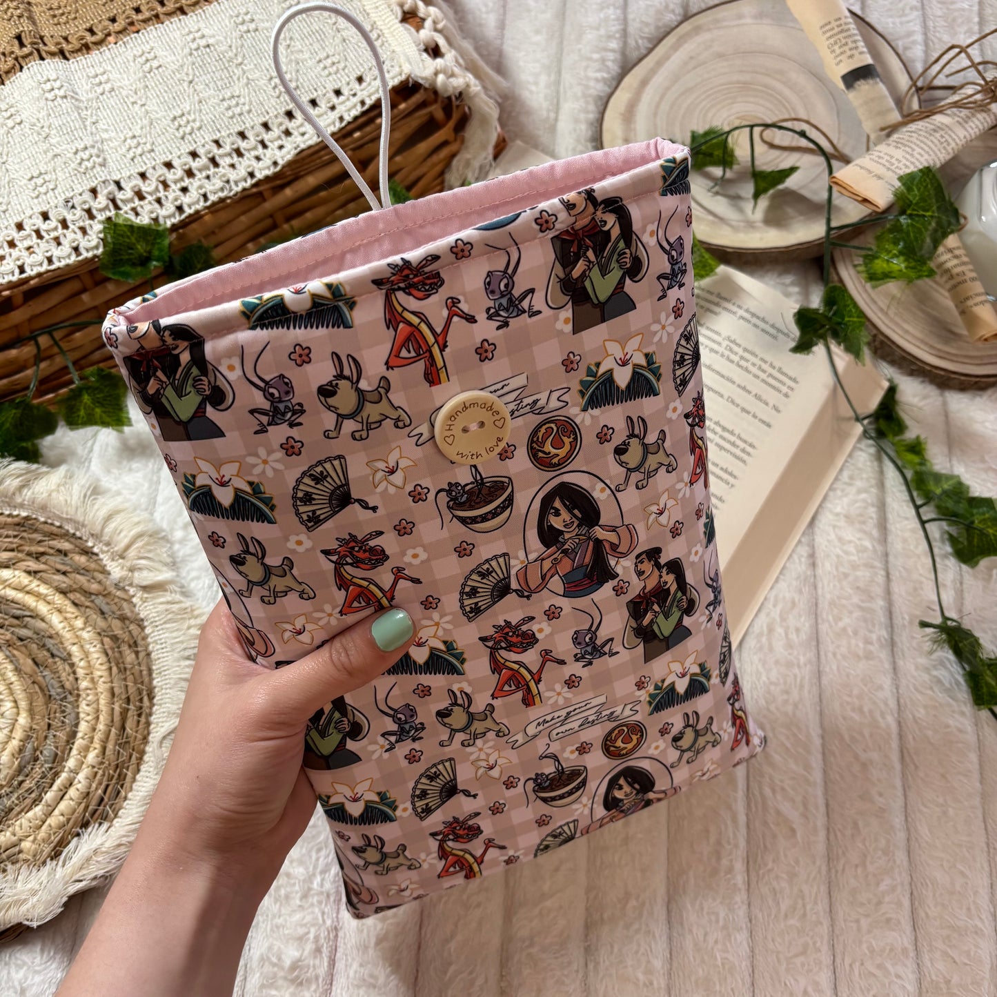 Funda literaria princesa Mulán