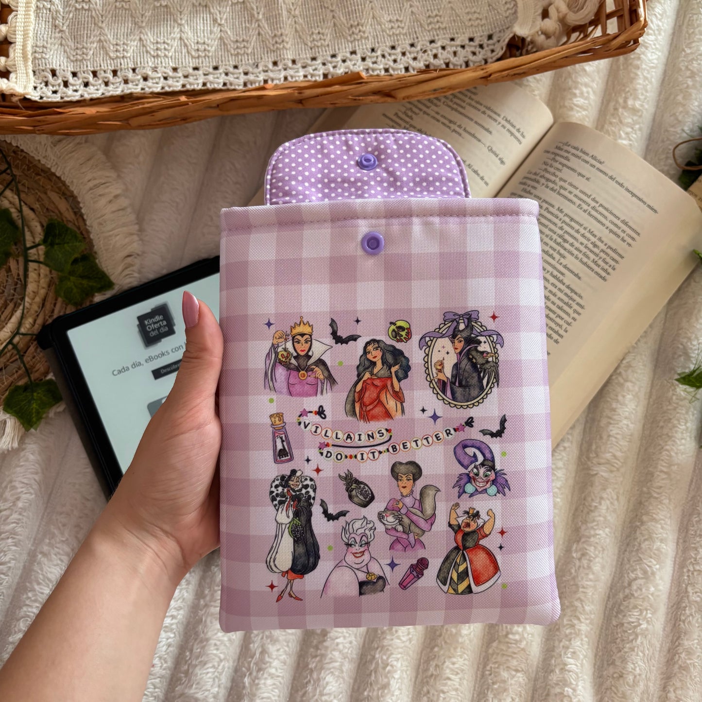 Funda kindle/kobo villanas impermeable