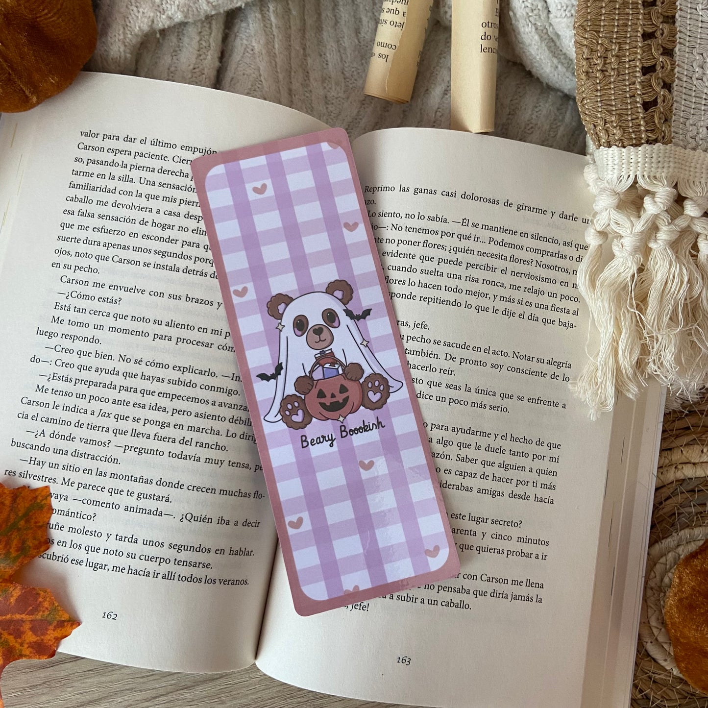 Marcapáginas Beary bookish