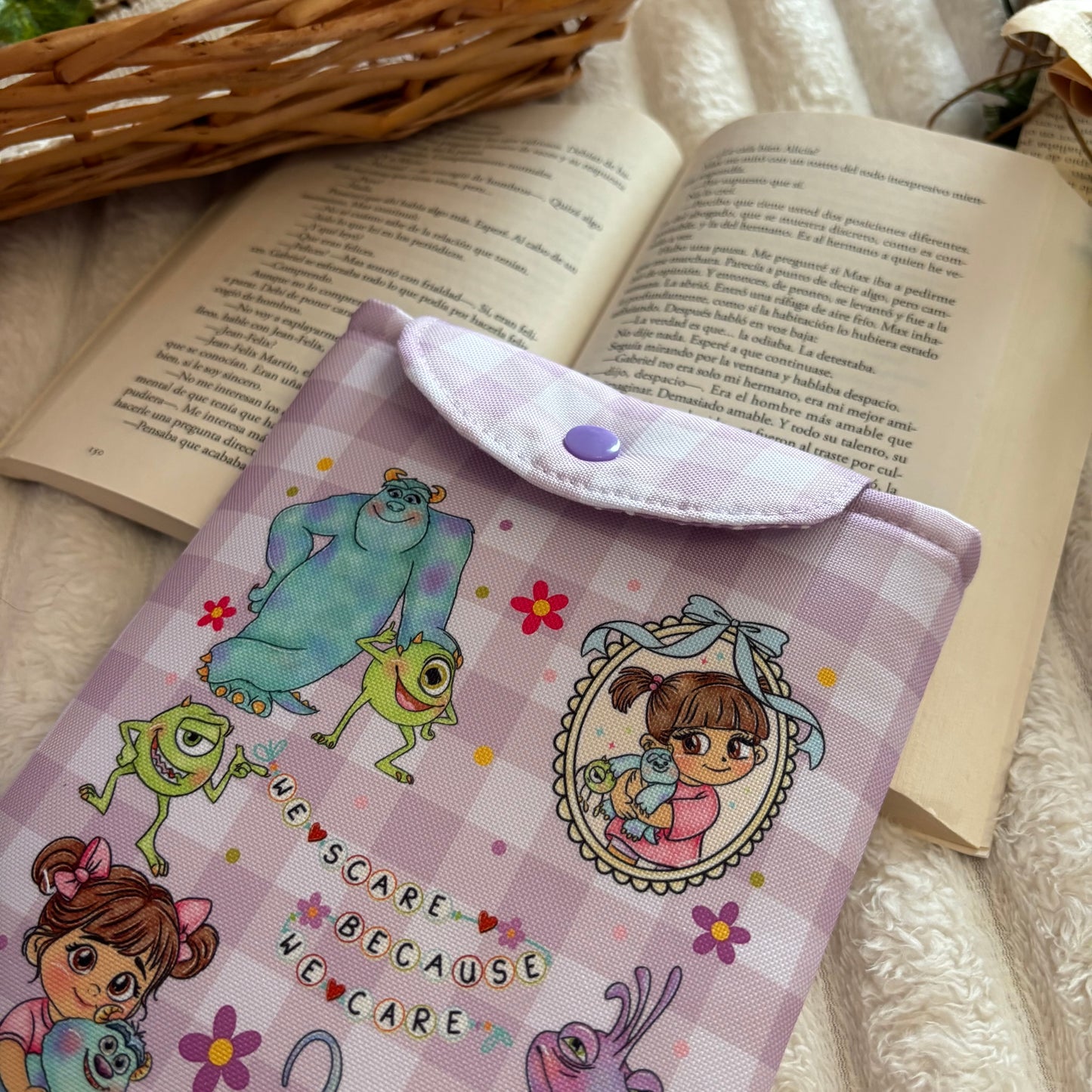 Funda kindle/kobo Monstruos S.A impermeable