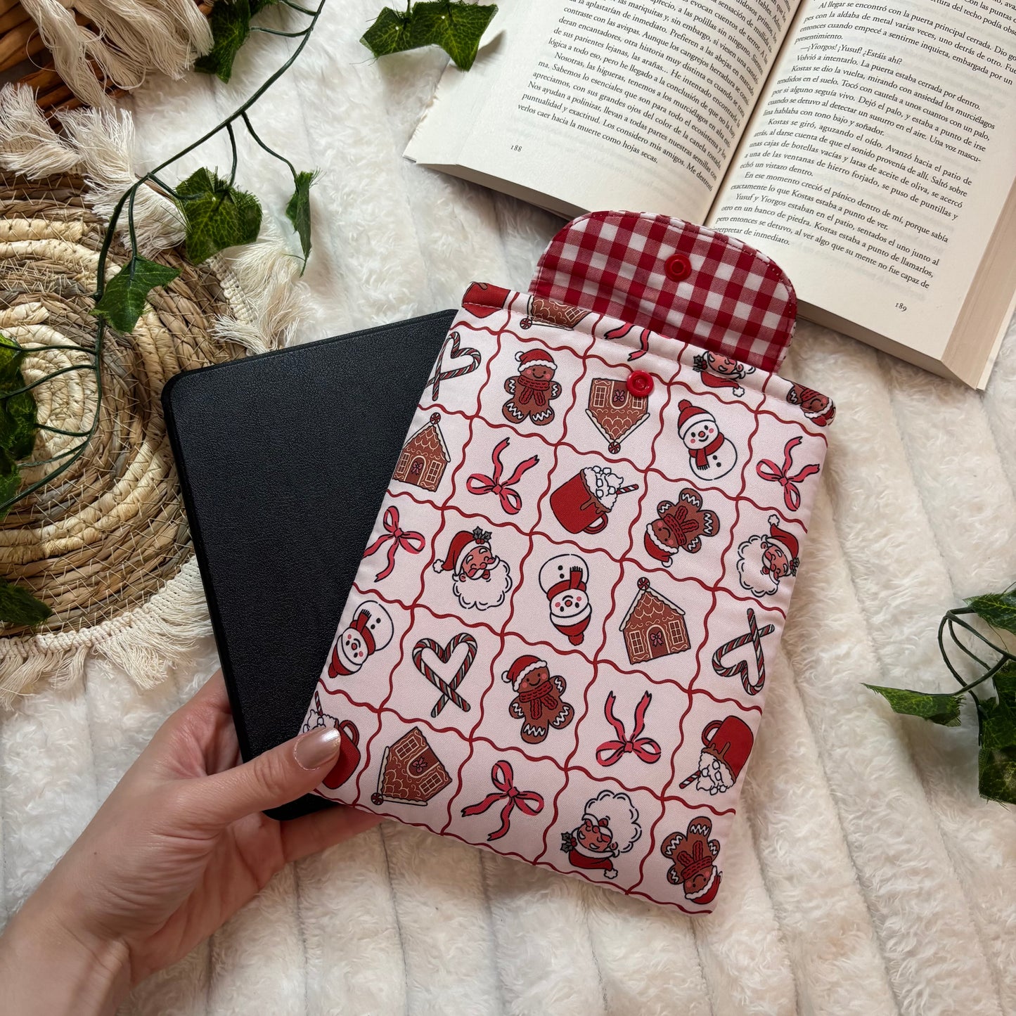 Funda kindle/kobo libra colour Santa Claus is coming to town