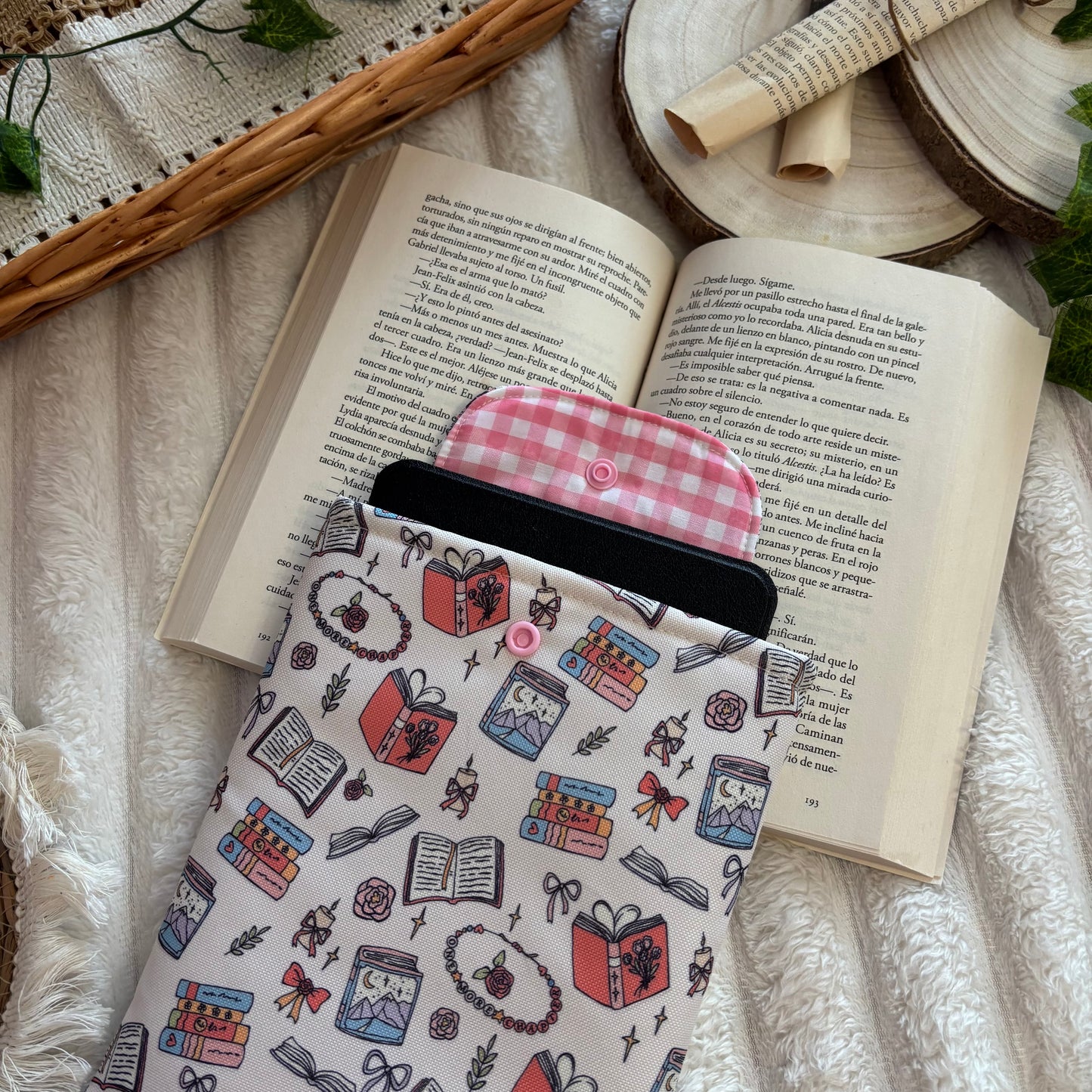 Funda kindle/kobo libra colour lectura en sueños impermeable