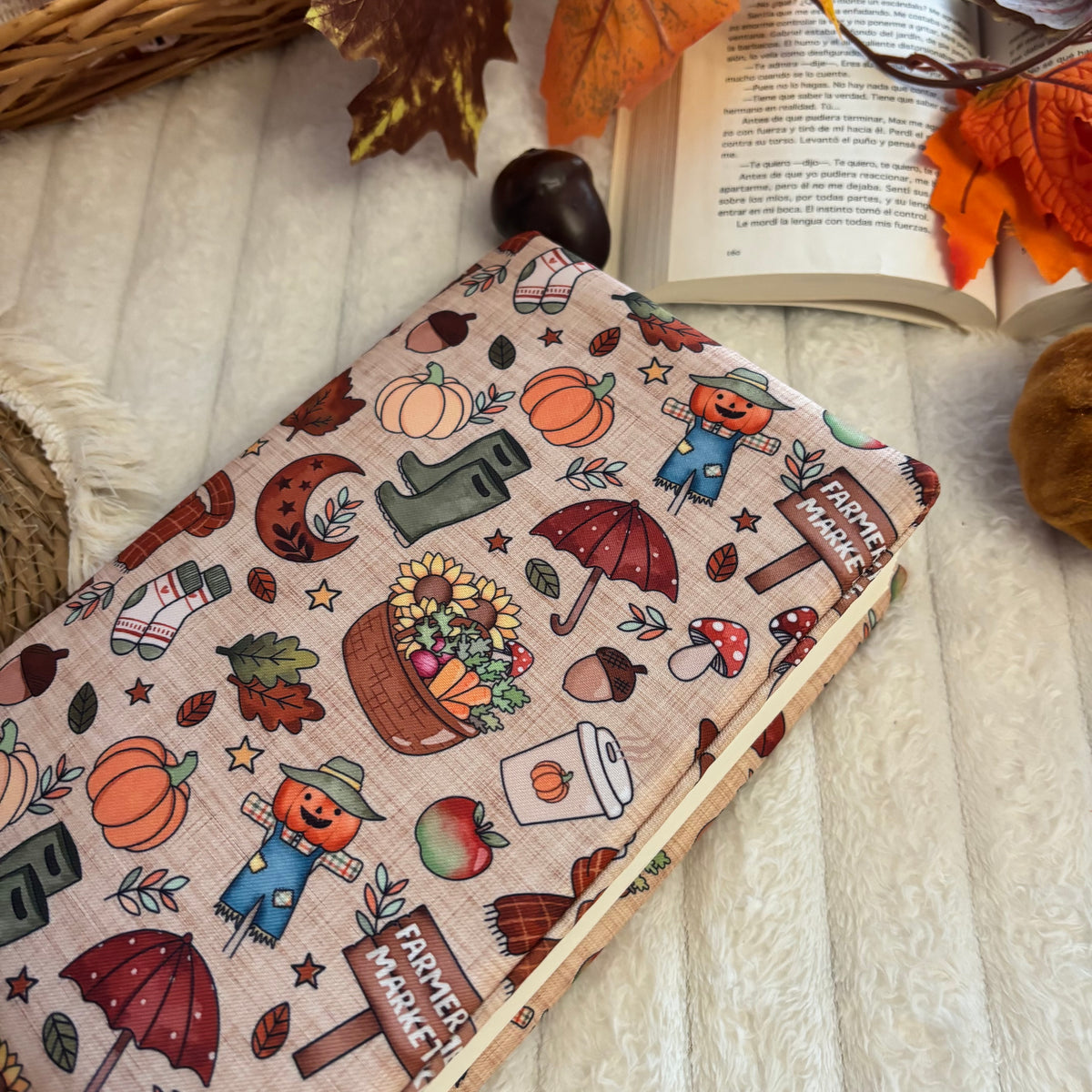Funda ajustable farmer market in Autumn