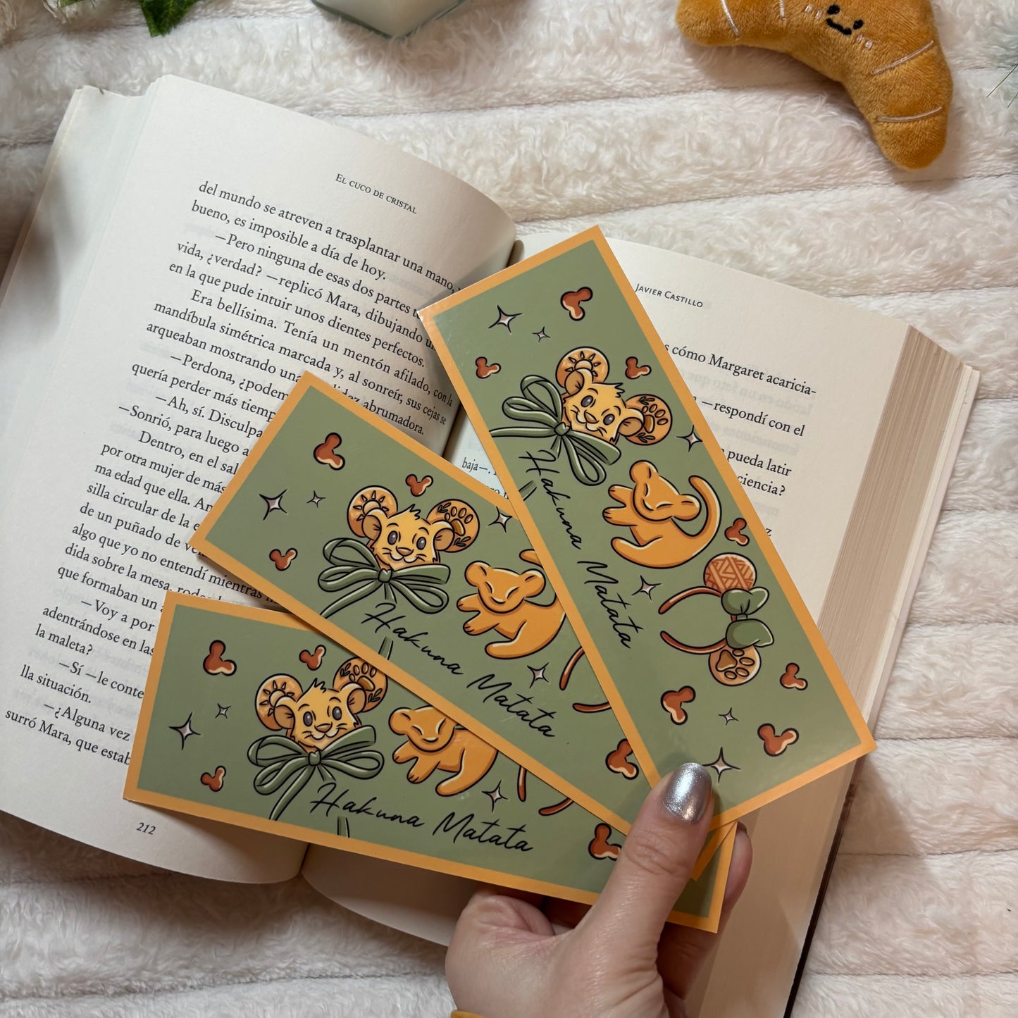 Marcapáginas El Rey León Hakuna Matata